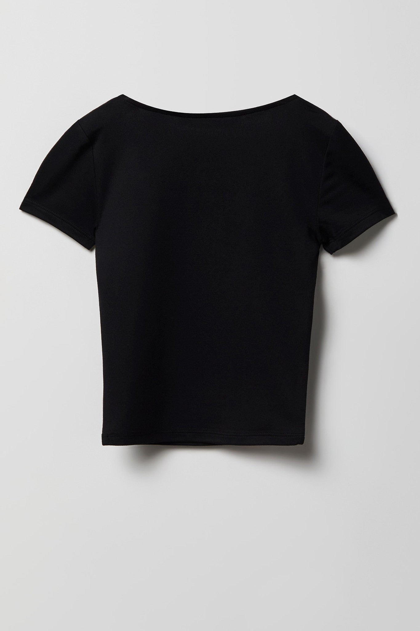 Girls Luxe Heavy Contour Square Neck T-Shirt