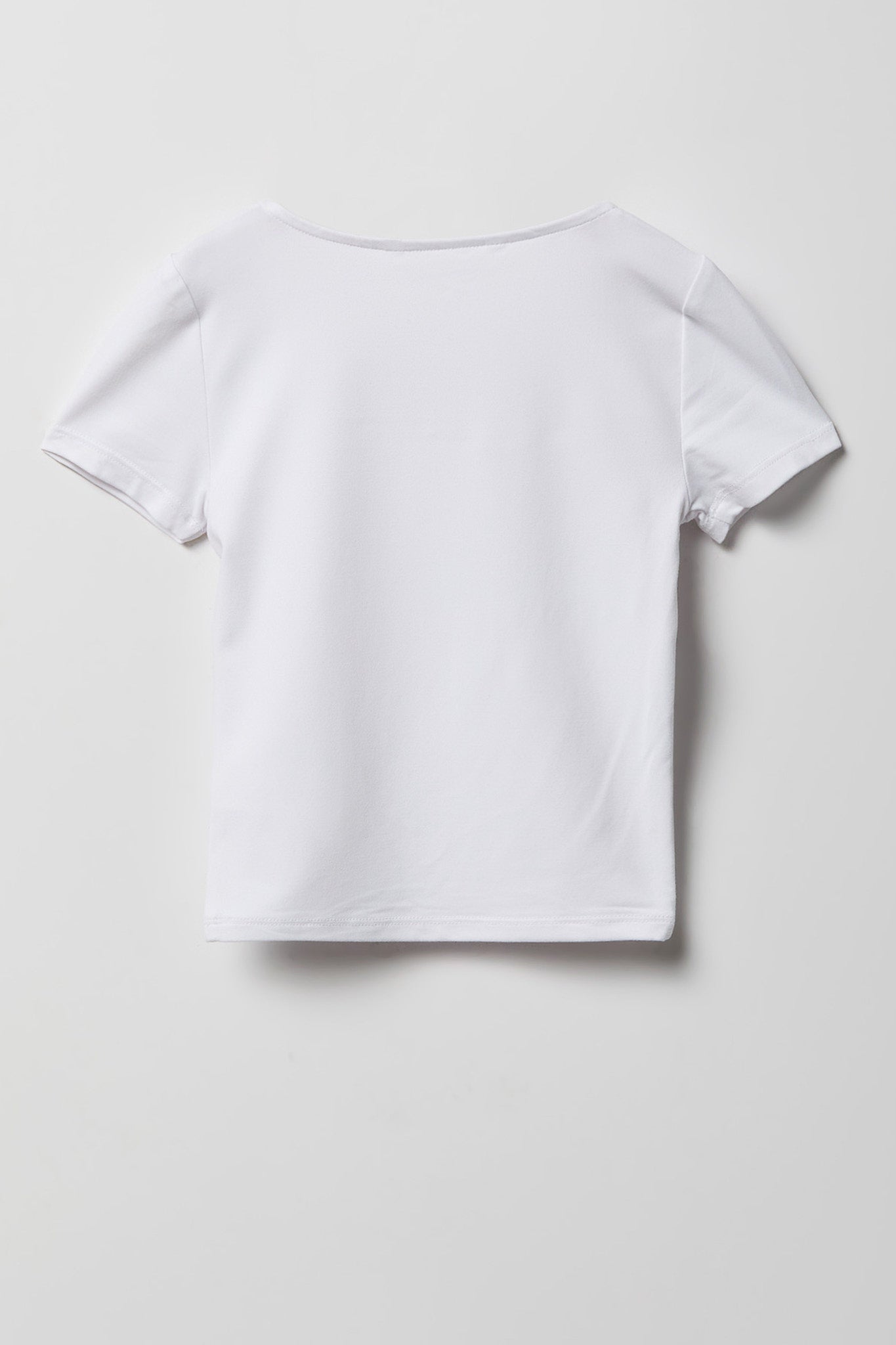 Girls Luxe Heavy Contour Square Neck T-Shirt