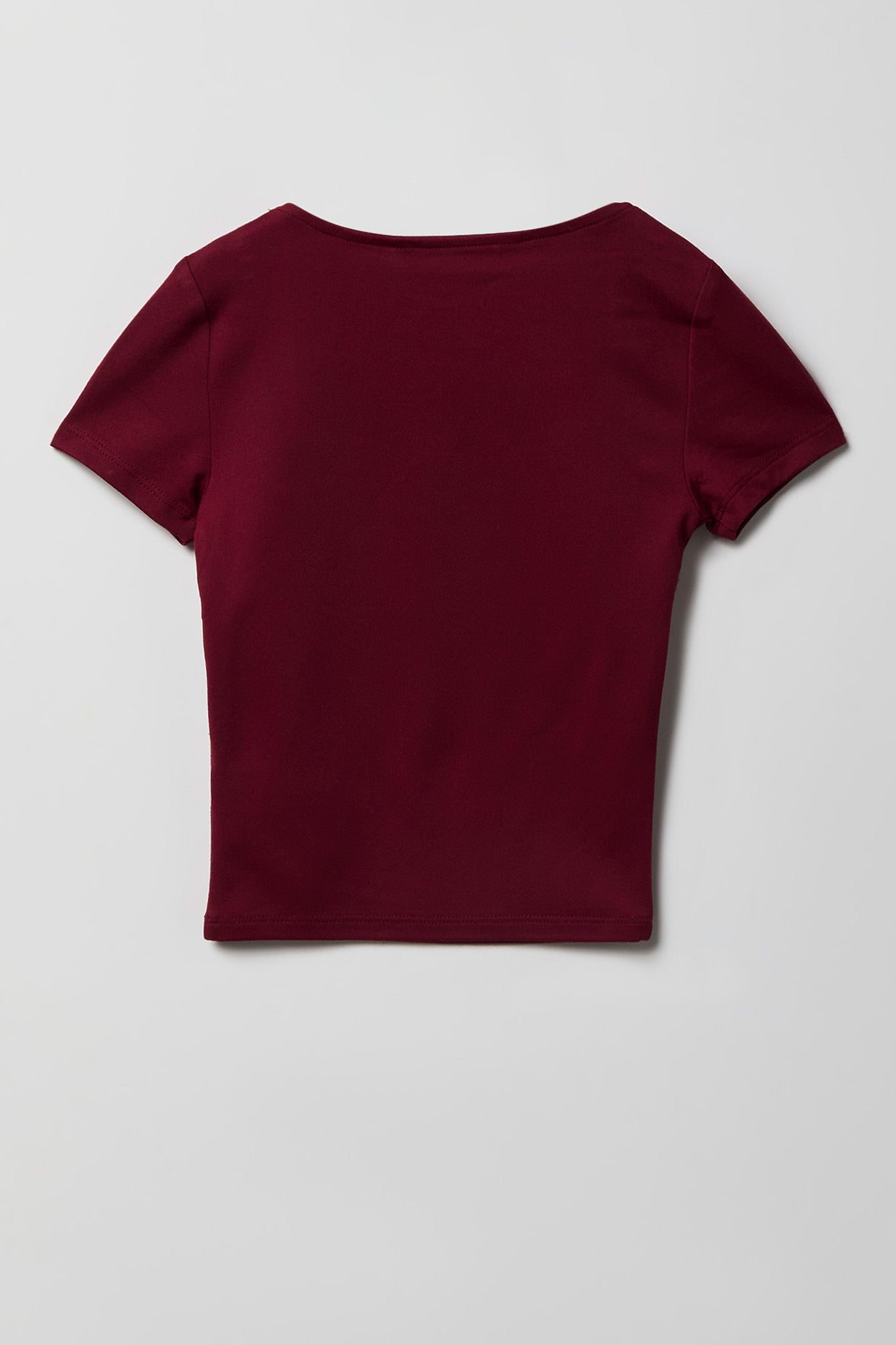 Girls Luxe Heavy Contour Square Neck T-Shirt