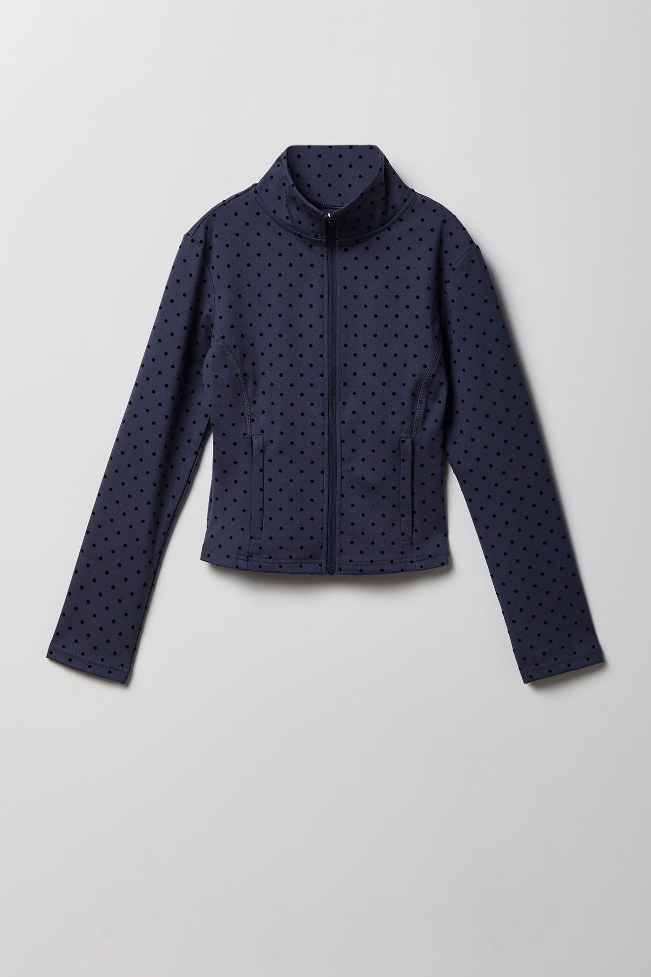 Girls Active High Density Zip-Up Jacket