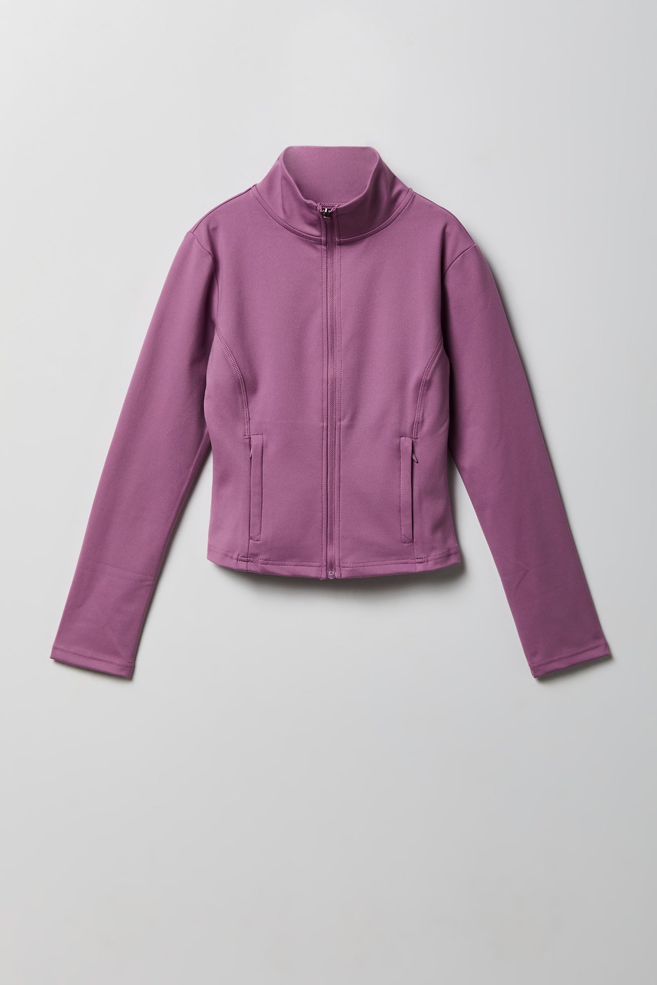 Girls Active High Density Zip-Up Jacket