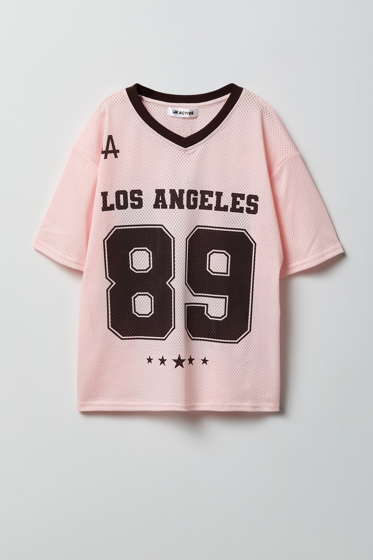 Girls Graphic Mesh Jersey Top
