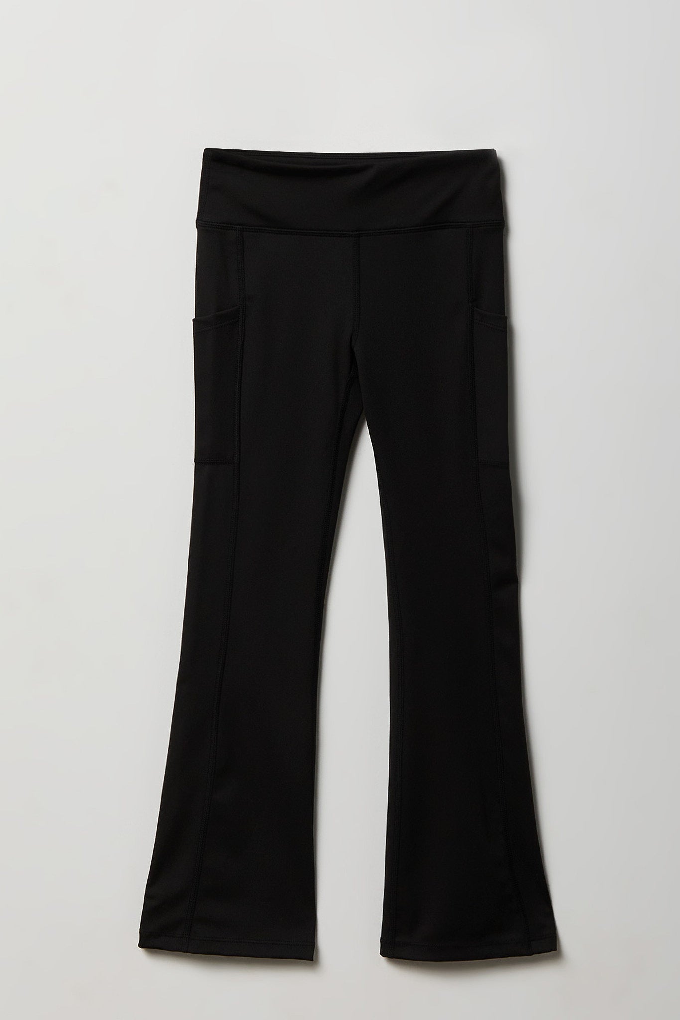 Girls Active Side Pocket Flare Pant