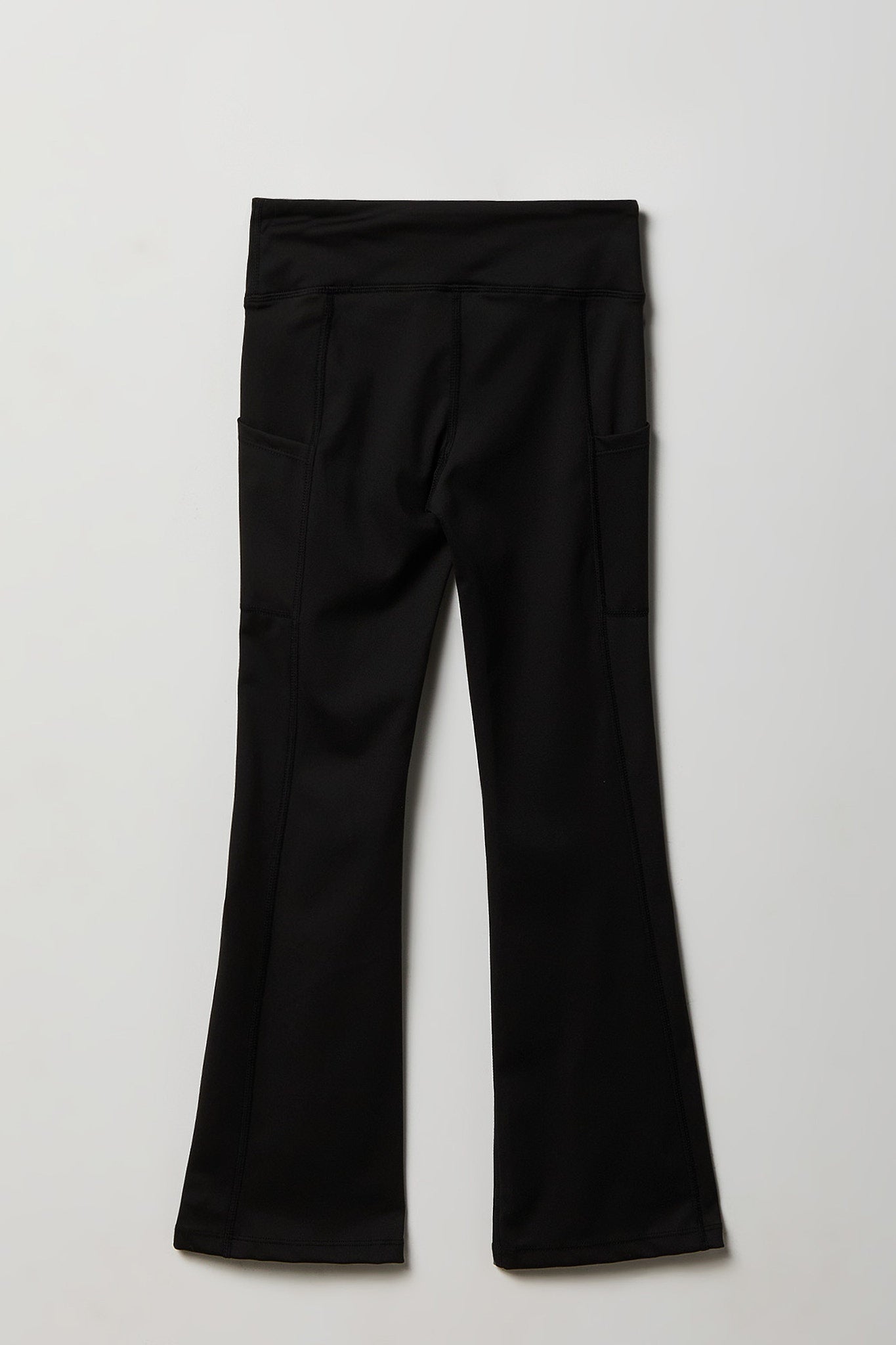 Girls Active Side Pocket Flare Pant