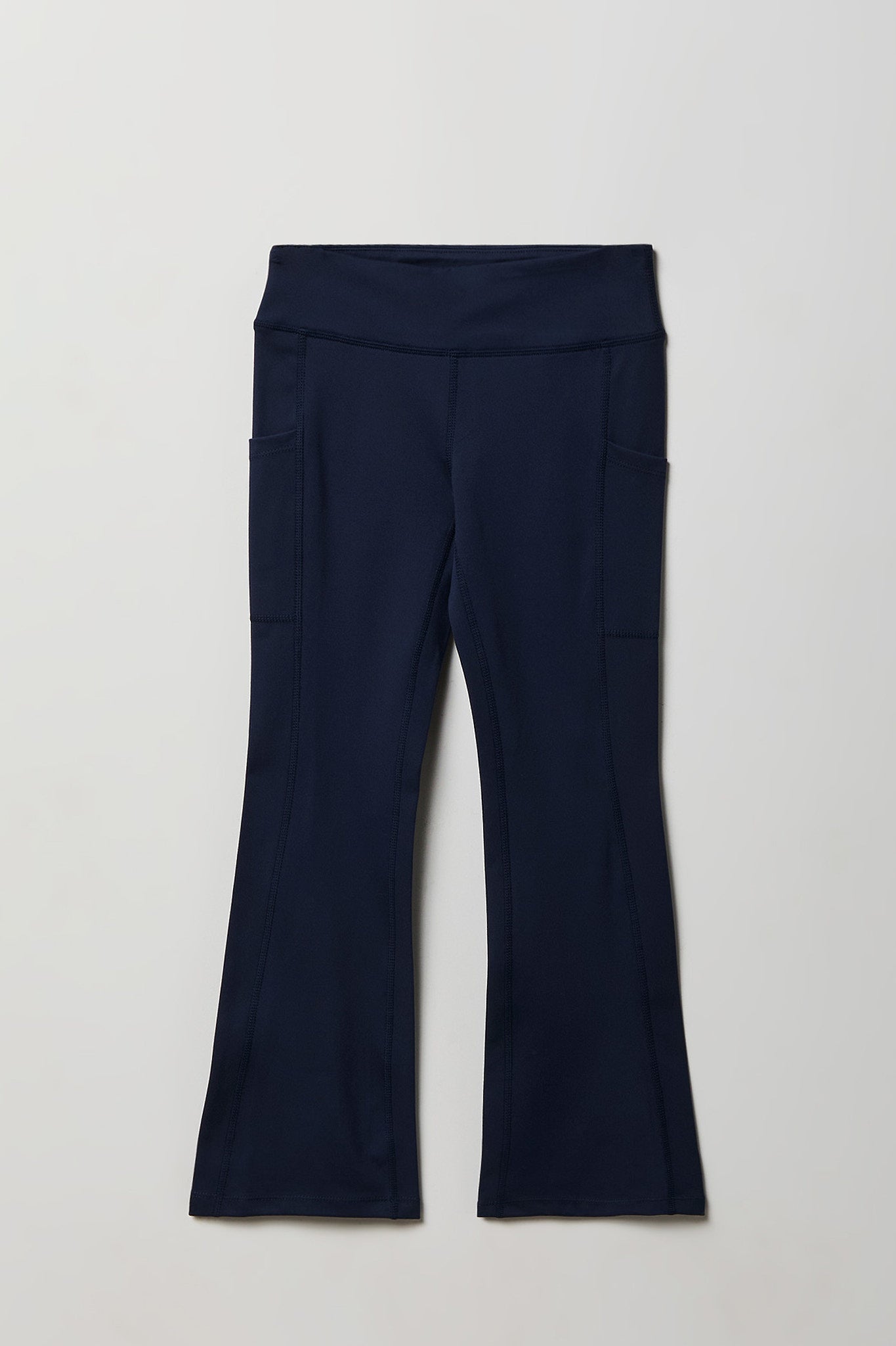 Girls Active Side Pocket Flare Pant