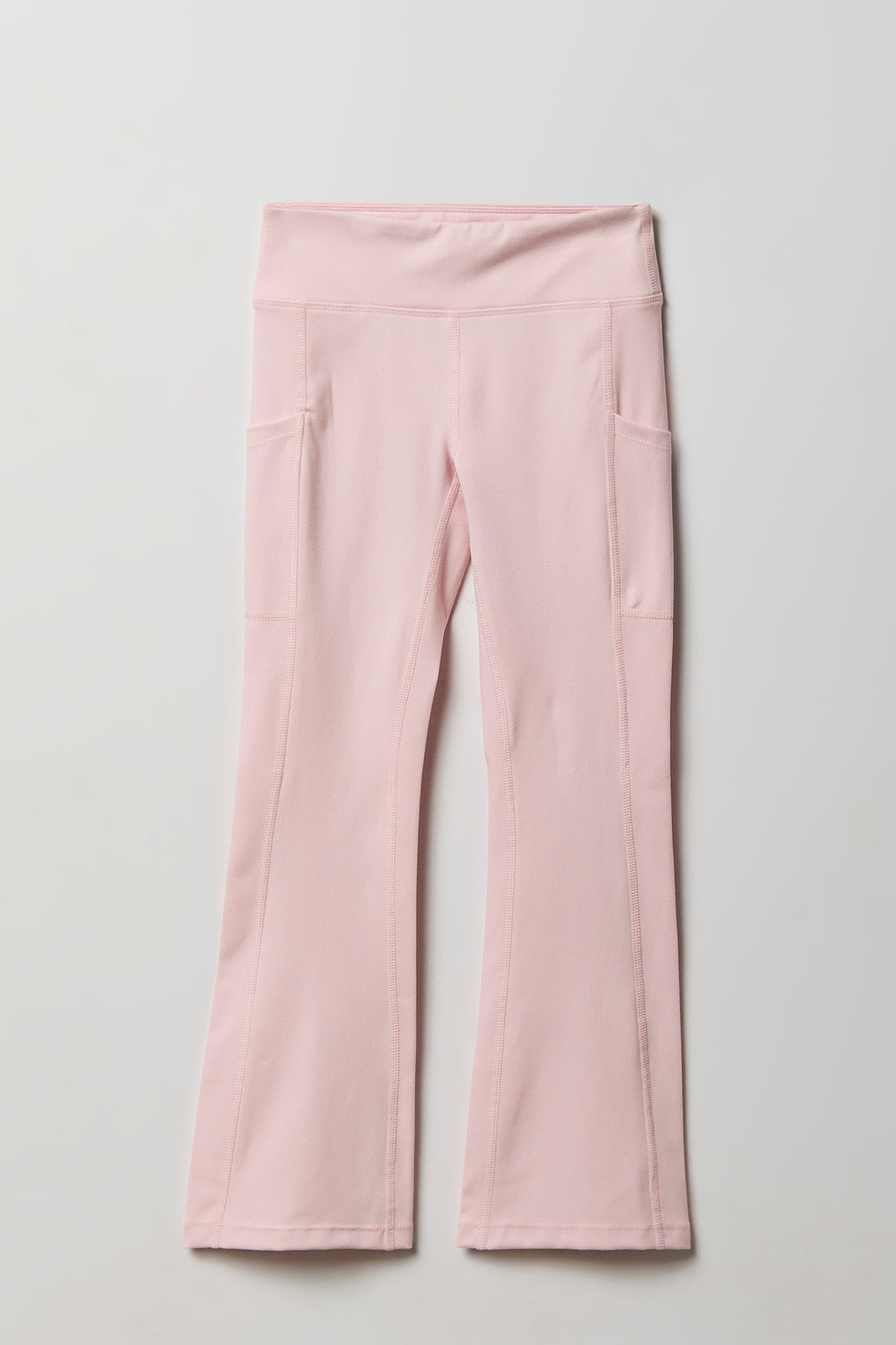 Girls Active Side Pocket Flare Pant
