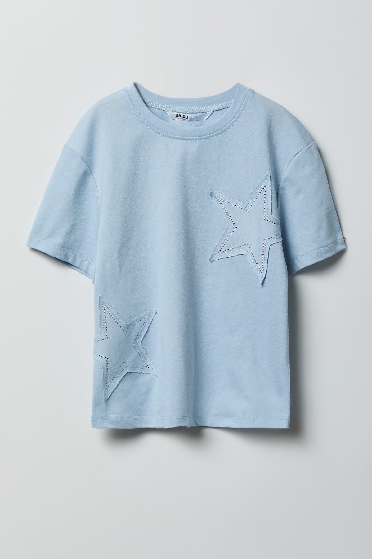 Girls Luxe Heavy Cotton Rhinestone Graphic T-Shirt