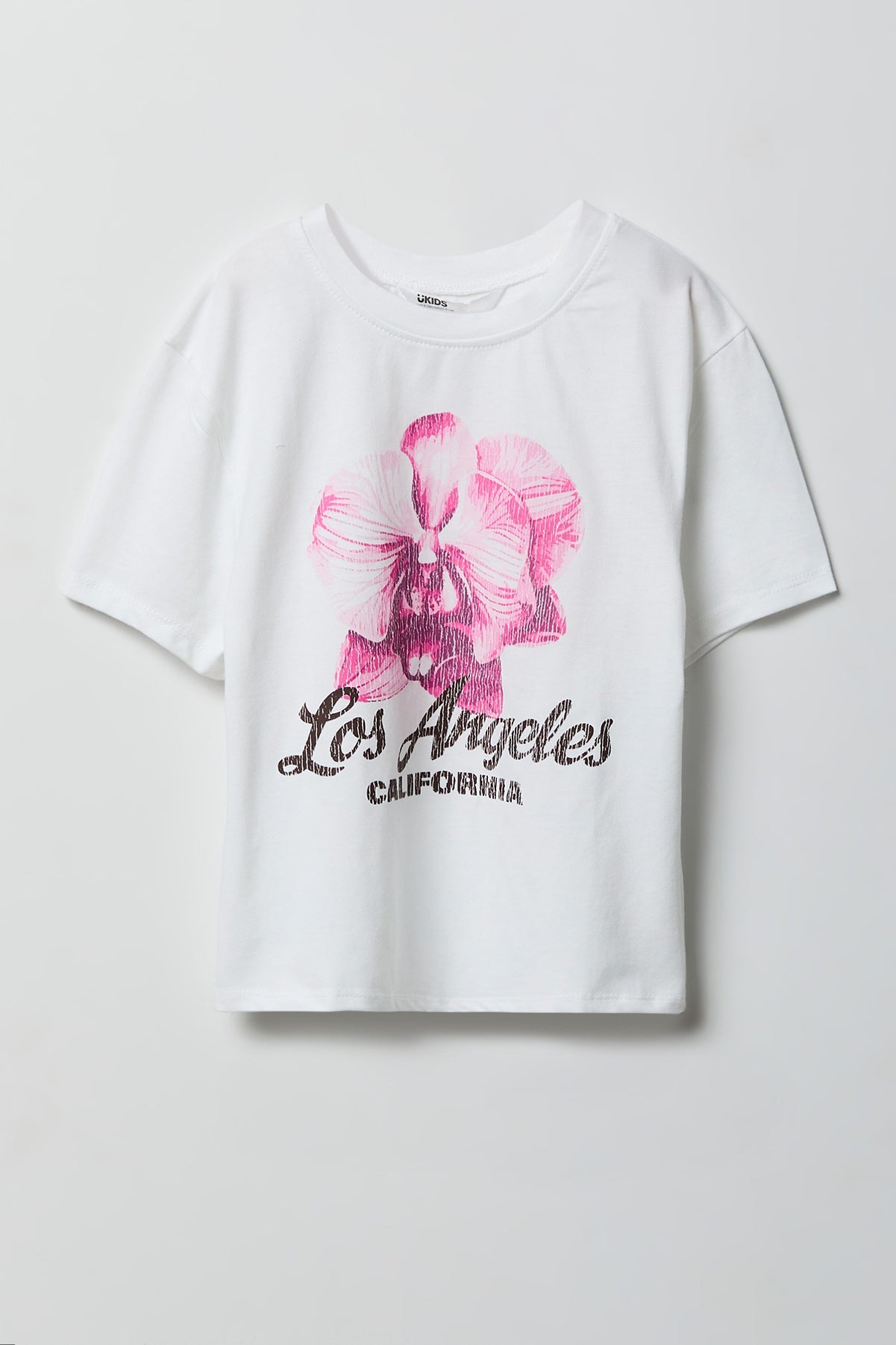 Girls Floral Graphic T-Shirt