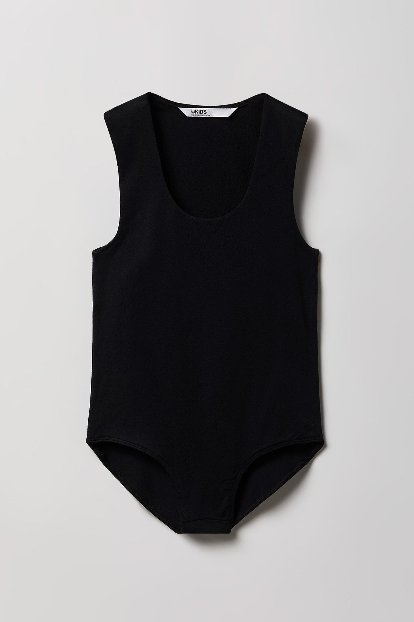 Girls Scoop Neckline Contour Bodysuit