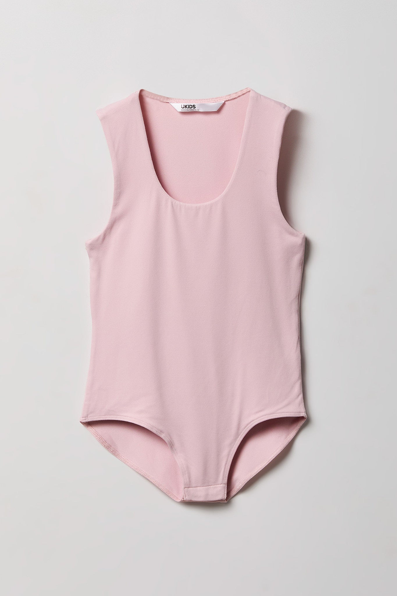 Girls Scoop Neckline Contour Bodysuit