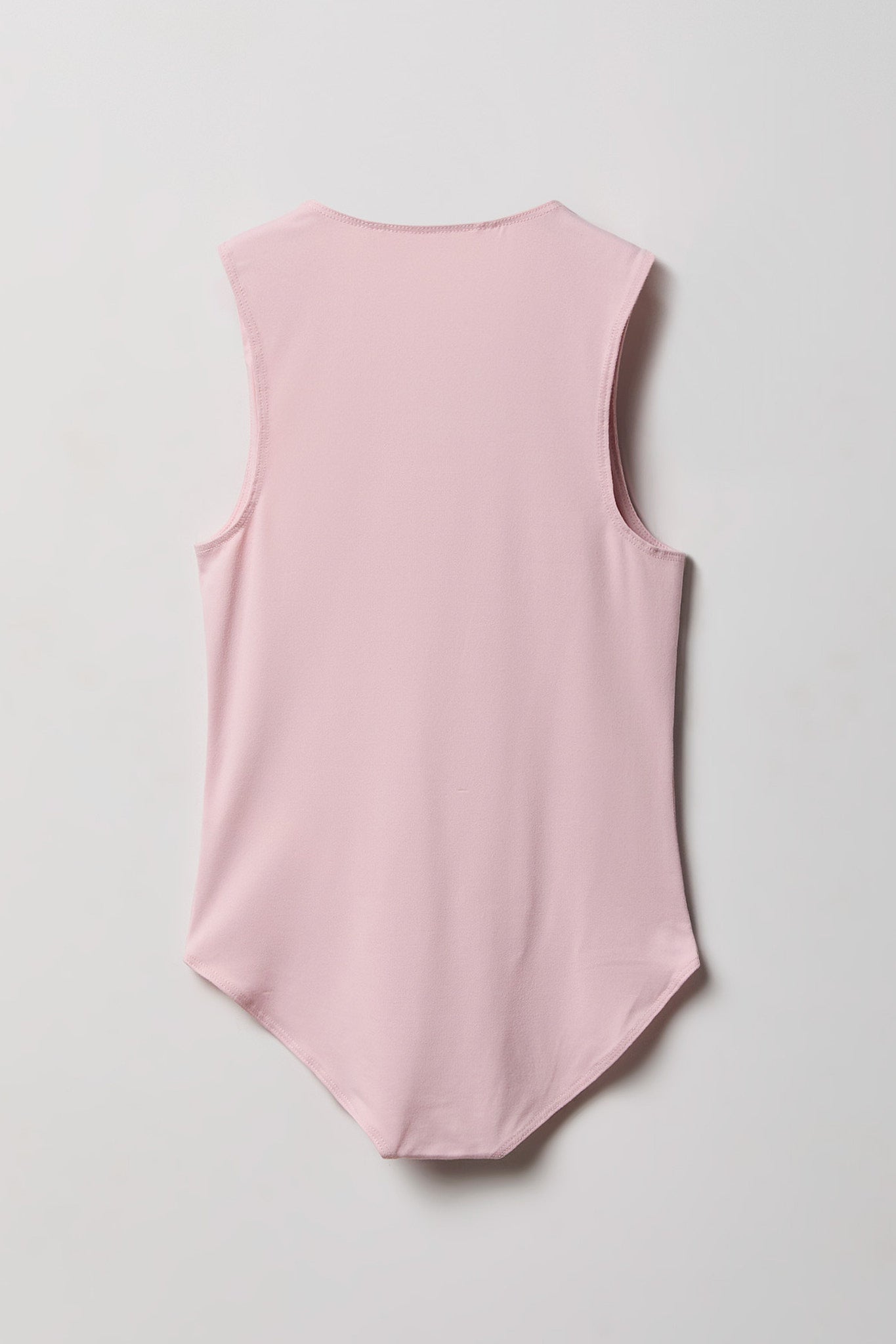 Girls Scoop Neckline Contour Bodysuit