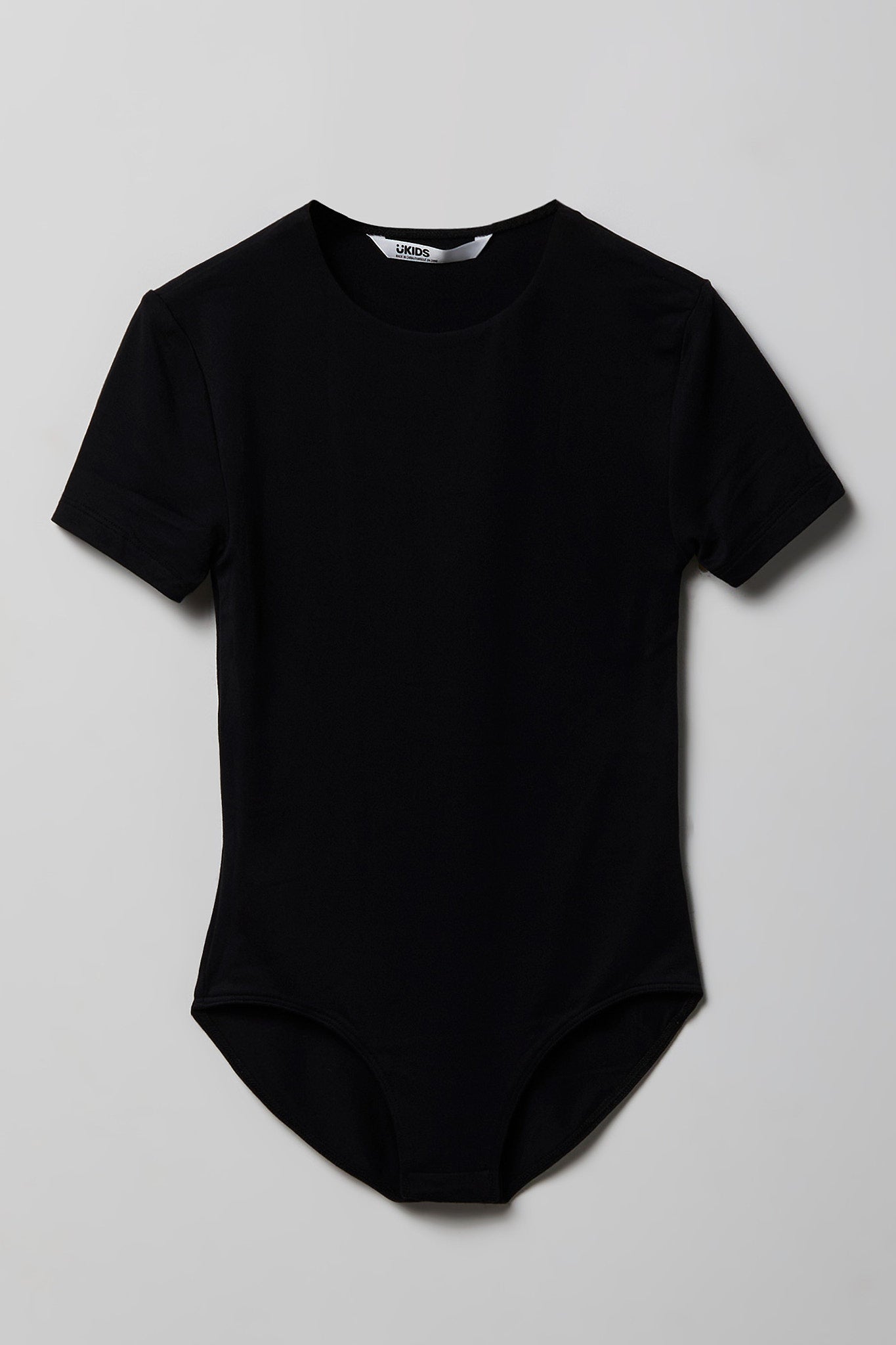 Girls Contour Crew Neck Bodysuit