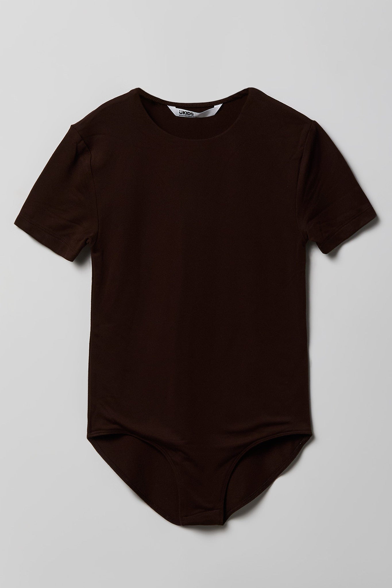 Girls Contour Crew Neck Bodysuit