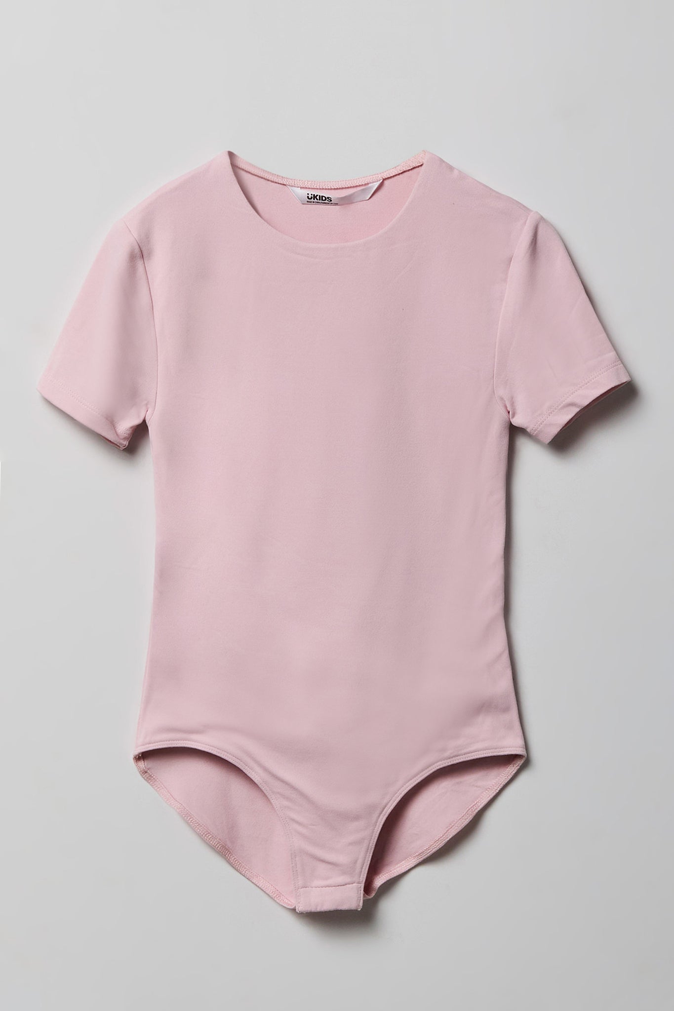 Girls Contour Crew Neck Bodysuit