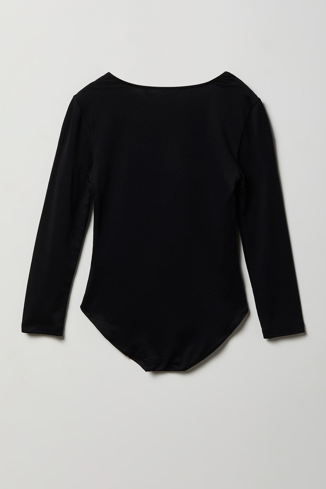 Girls Contour Square Neck Long Sleeve Bodysuit.