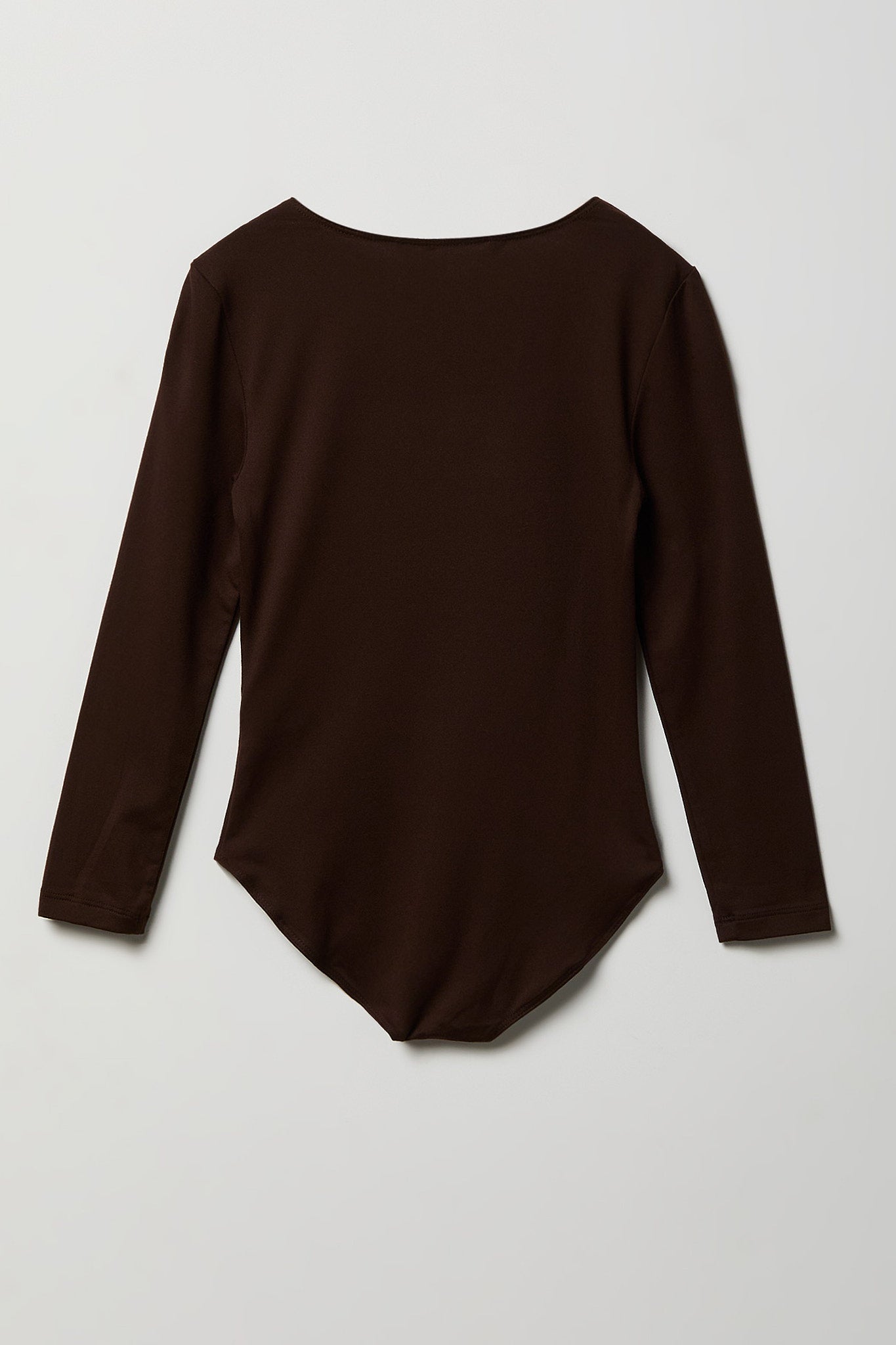 Girls Contour Square Neck Long Sleeve Bodysuit.