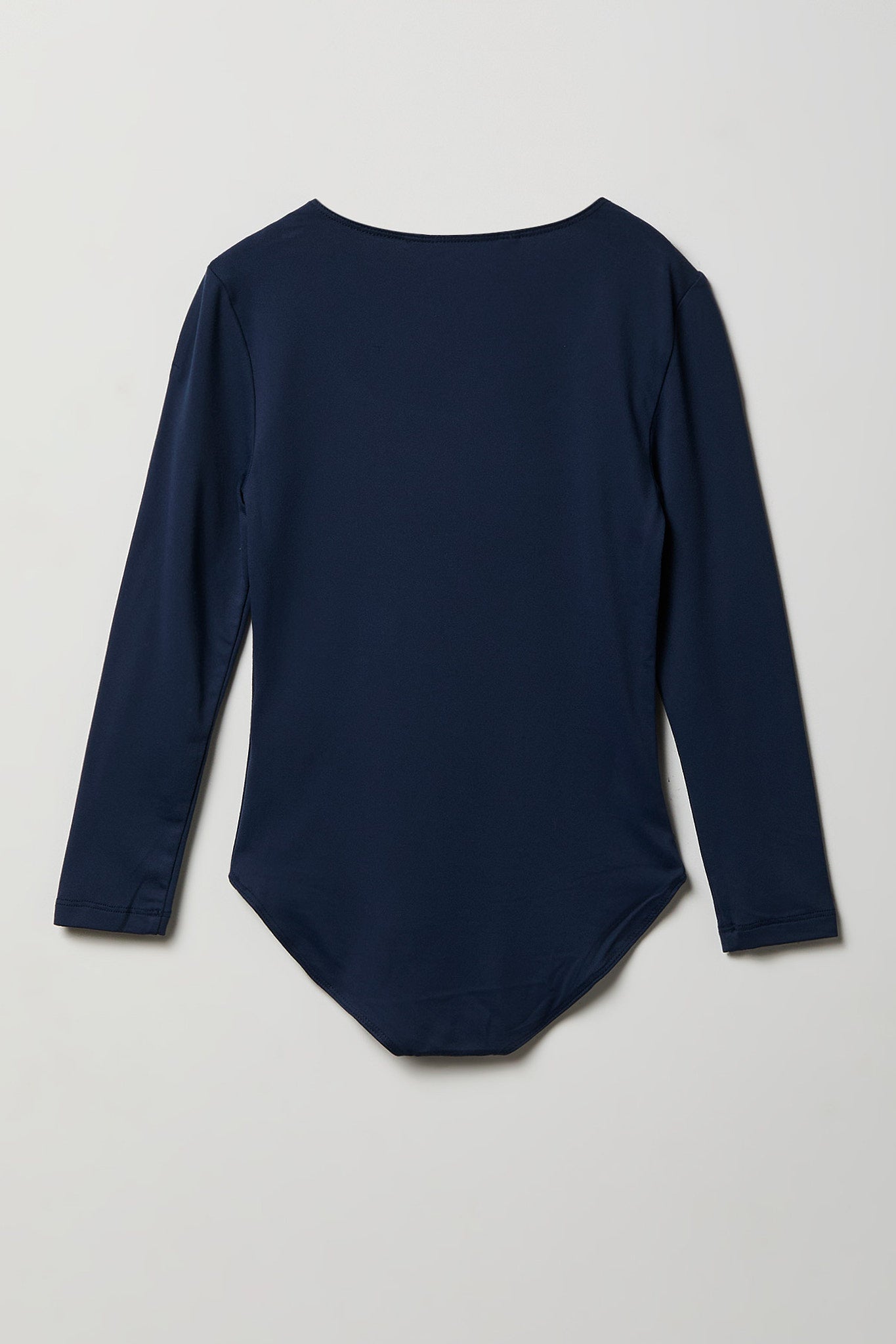 Girls Contour Square Neck Long Sleeve Bodysuit.