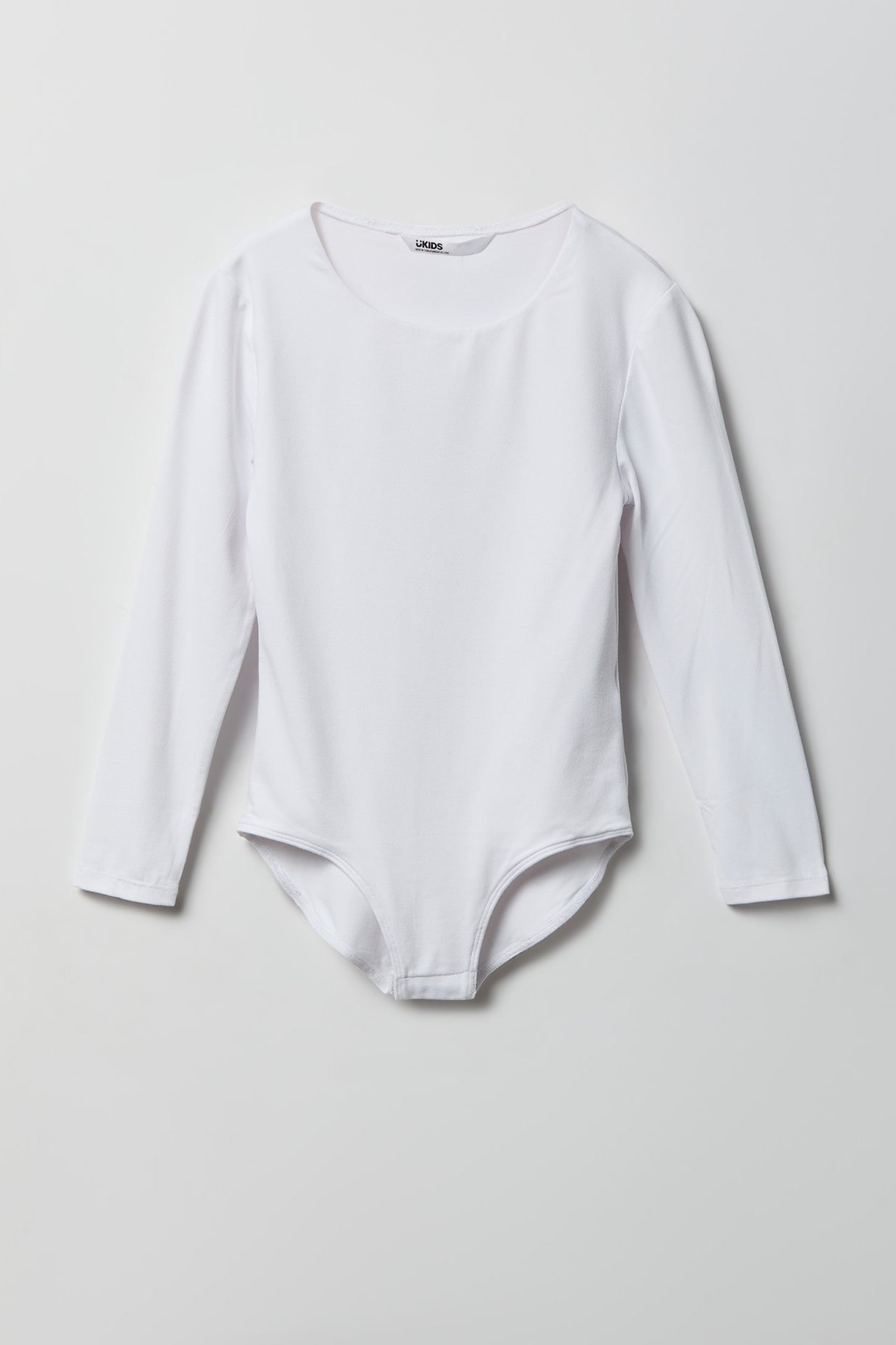 Girls Contour Crewneck Long Sleeve Bodysuit