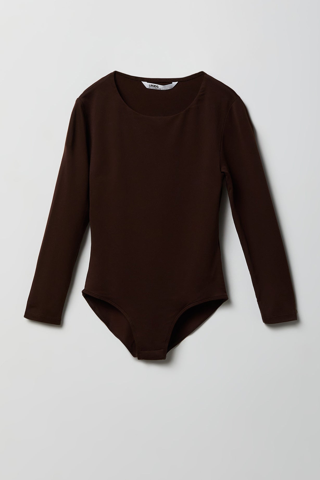 Girls Contour Crewneck Long Sleeve Bodysuit