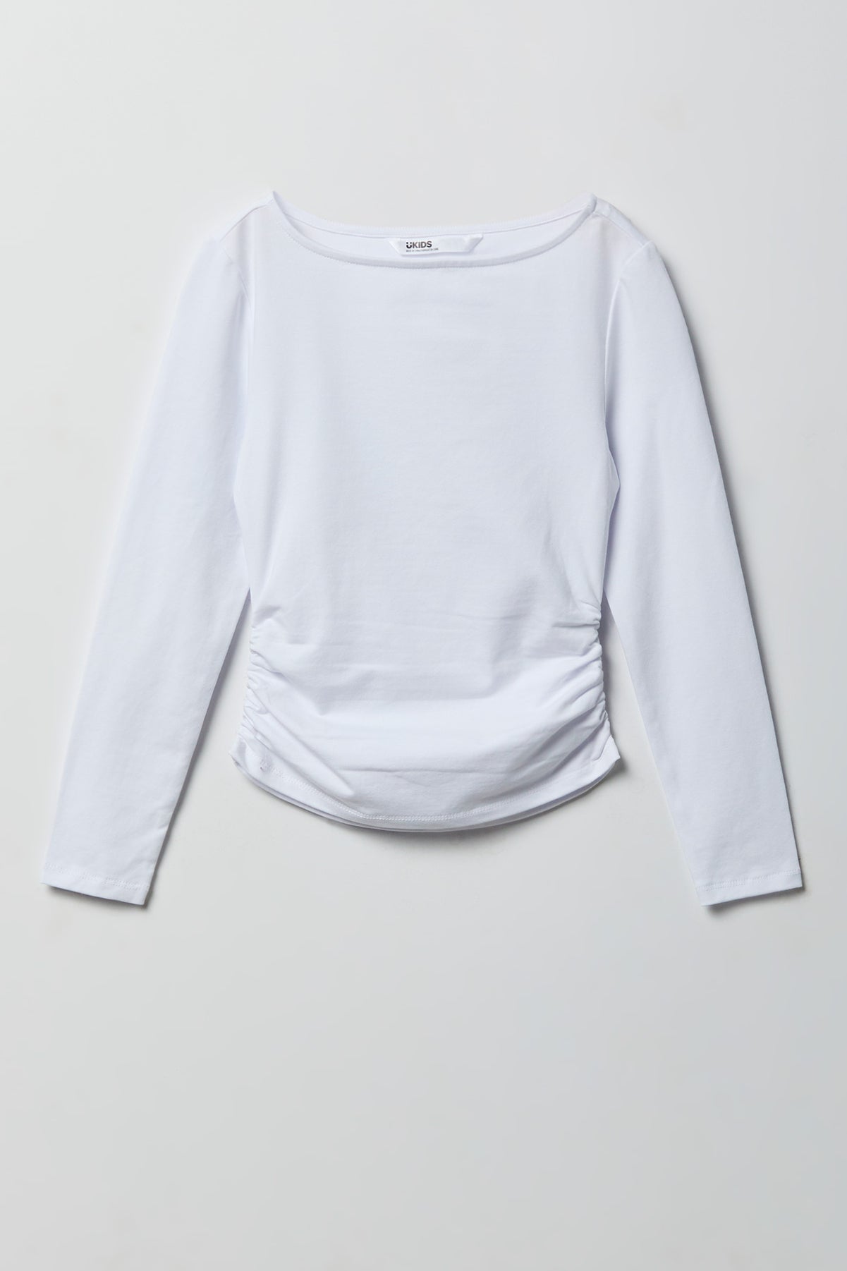 Contour Cinched Long Sleeve Top