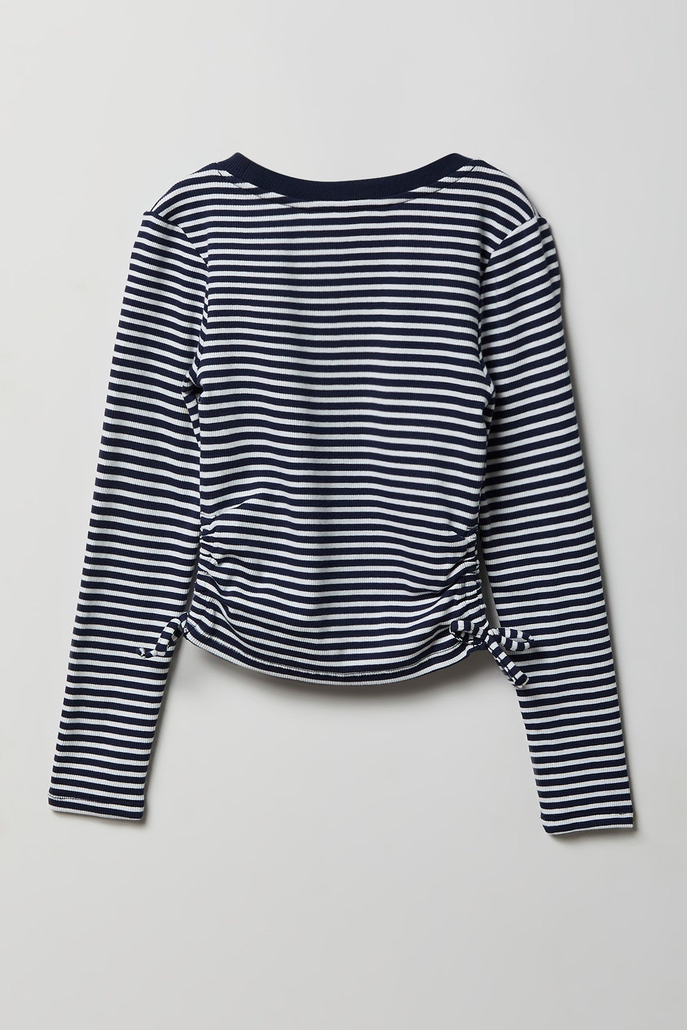 Girls Ribbed Side Cinched Top
