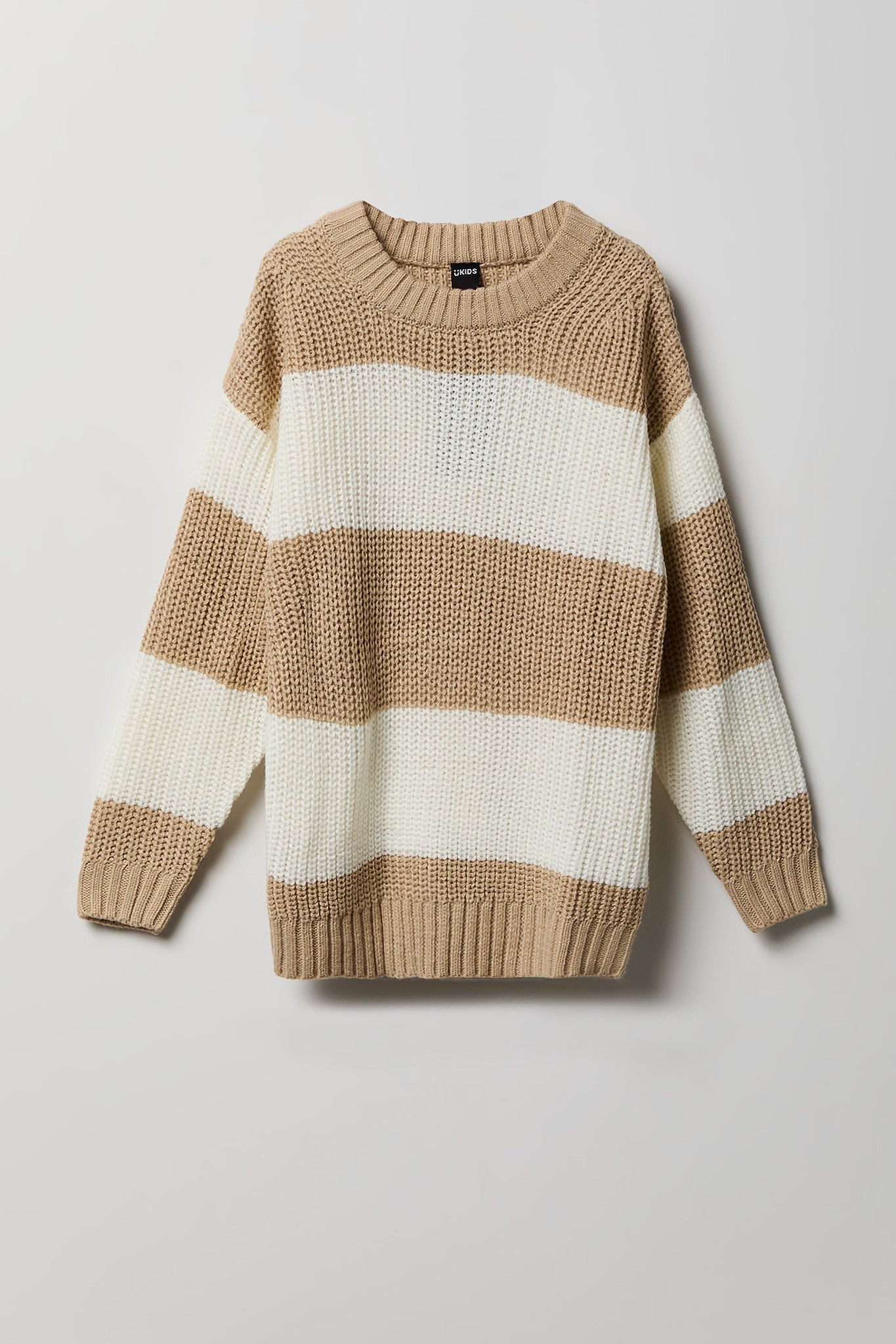 Boys Striped Boxy Sweater