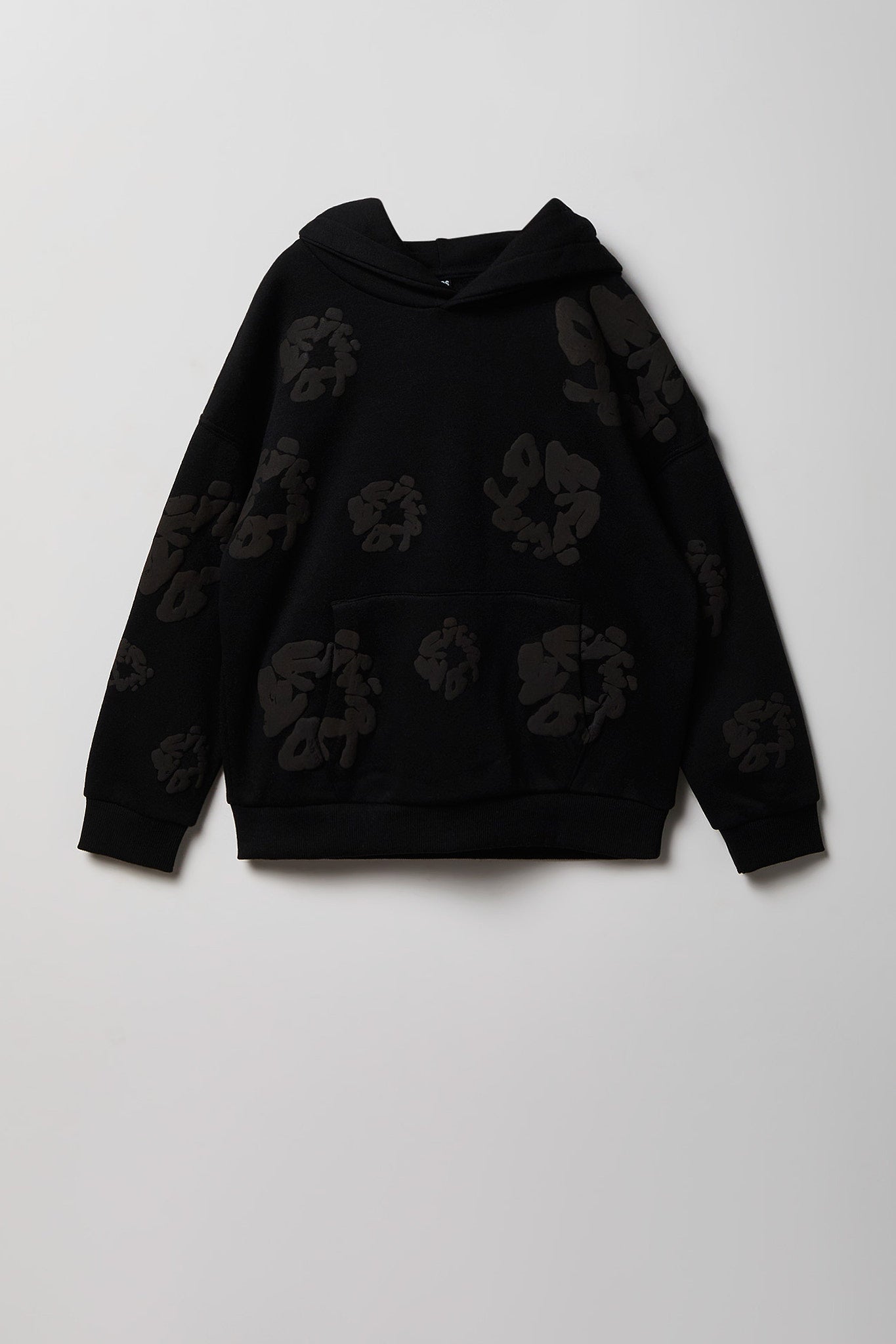 Kids Fleece Puffed Graphic Hoodie