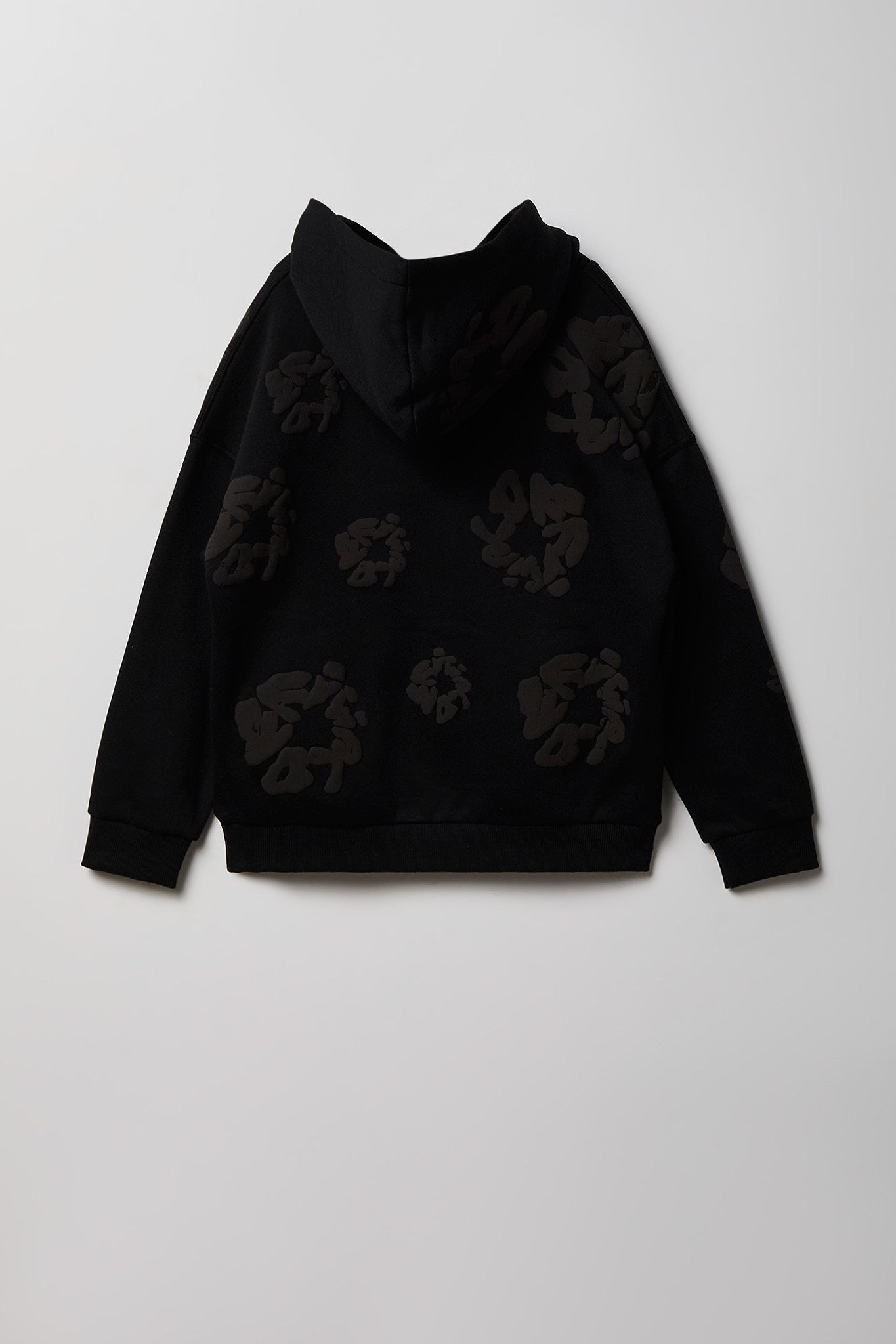 Kids Fleece Puffed Graphic Hoodie