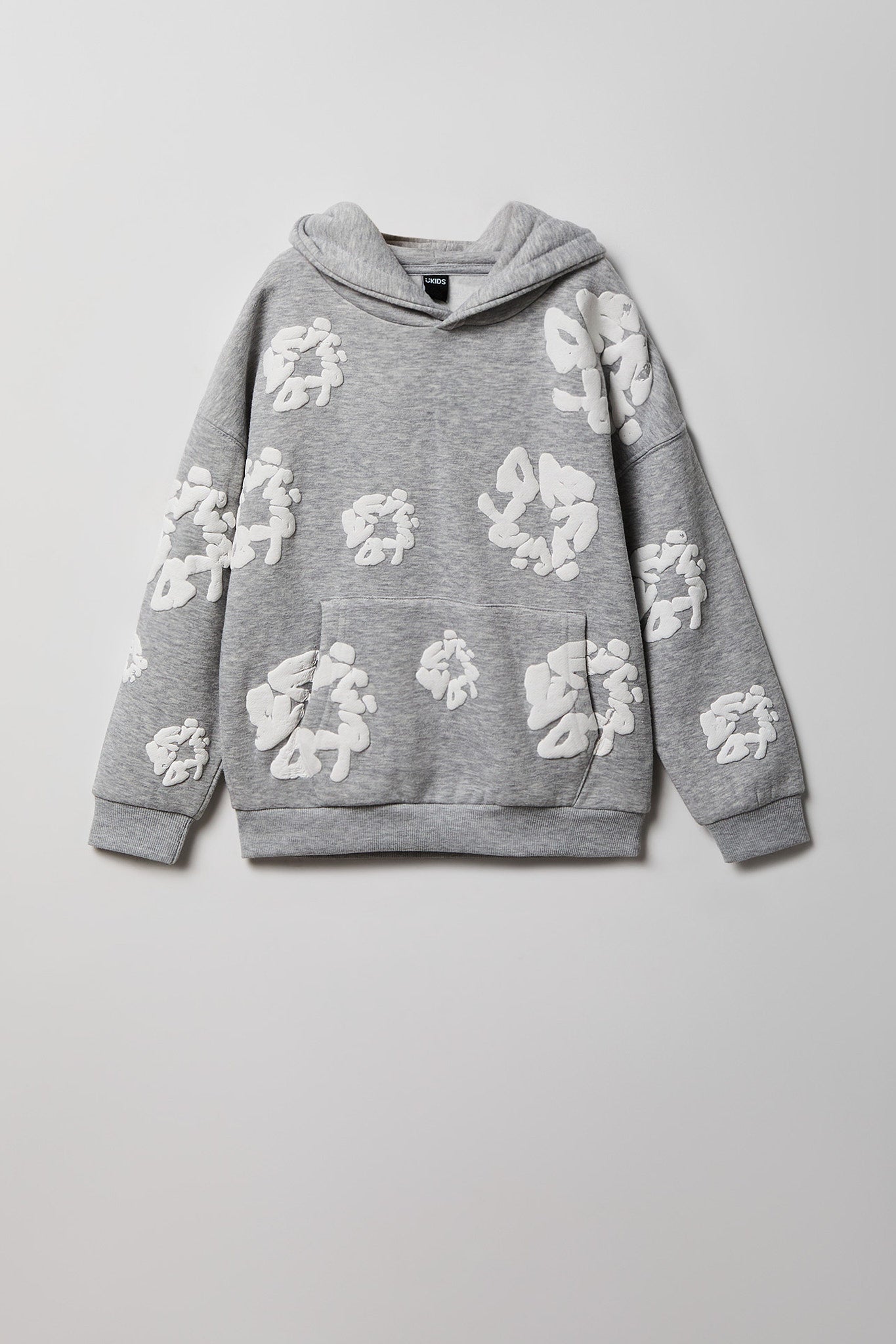 Kids Fleece Puffed Graphic Hoodie