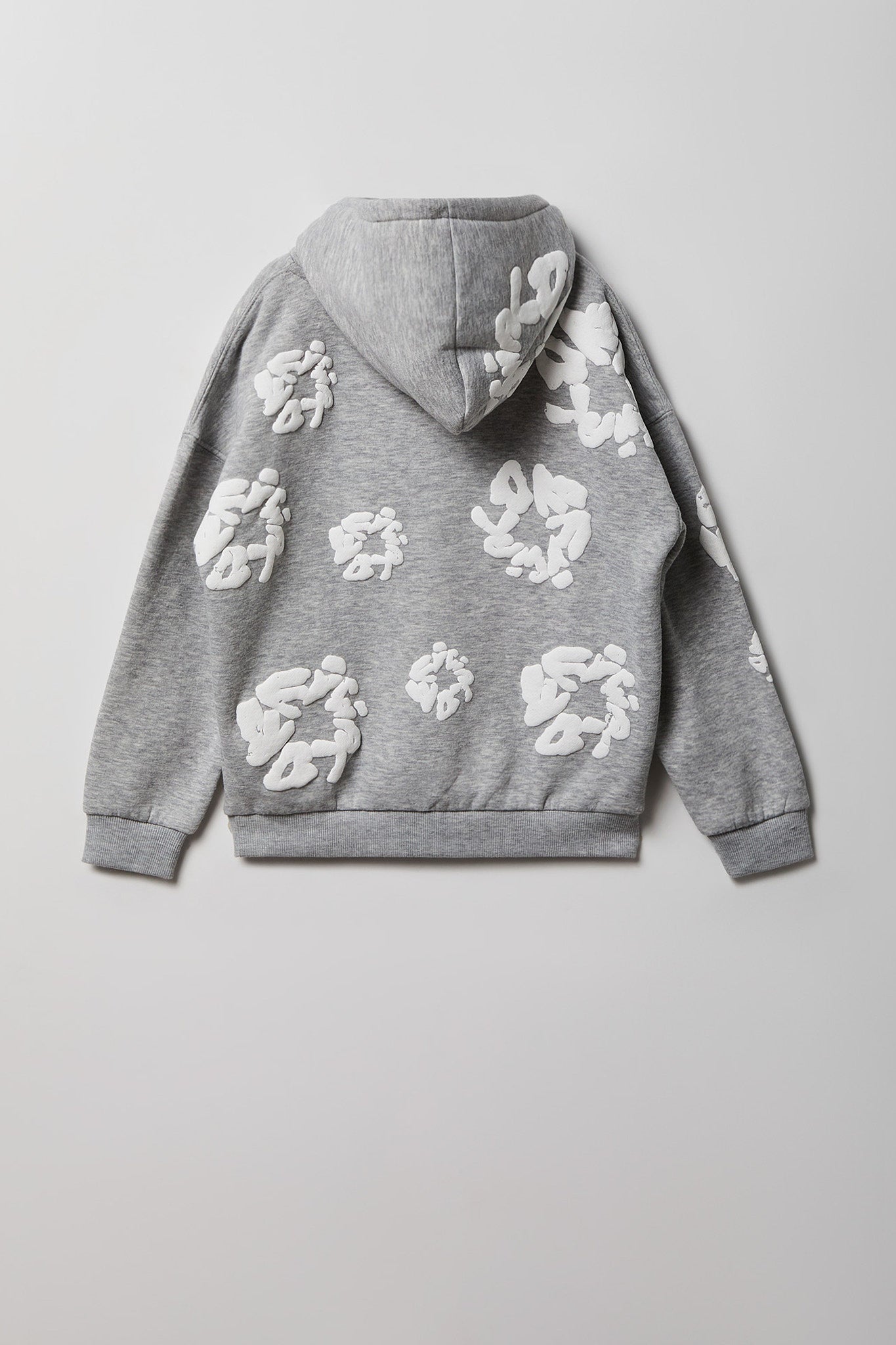Kids Fleece Puffed Graphic Hoodie