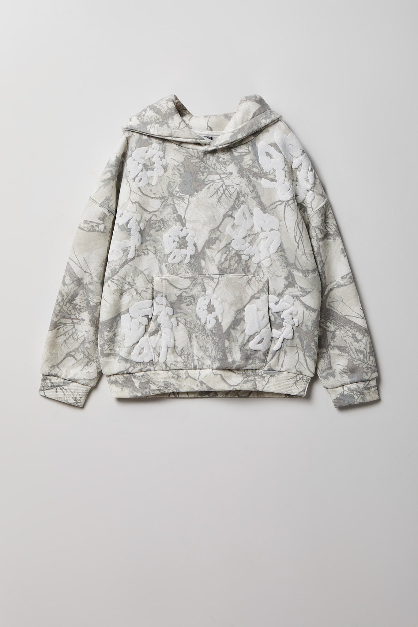 Kids Fleece Puffed Graphic Hoodie