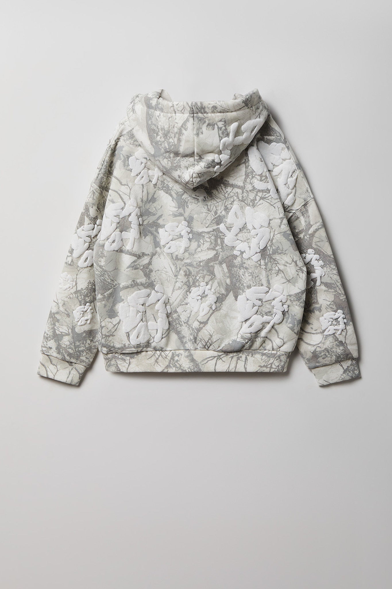 Kids Fleece Puffed Graphic Hoodie