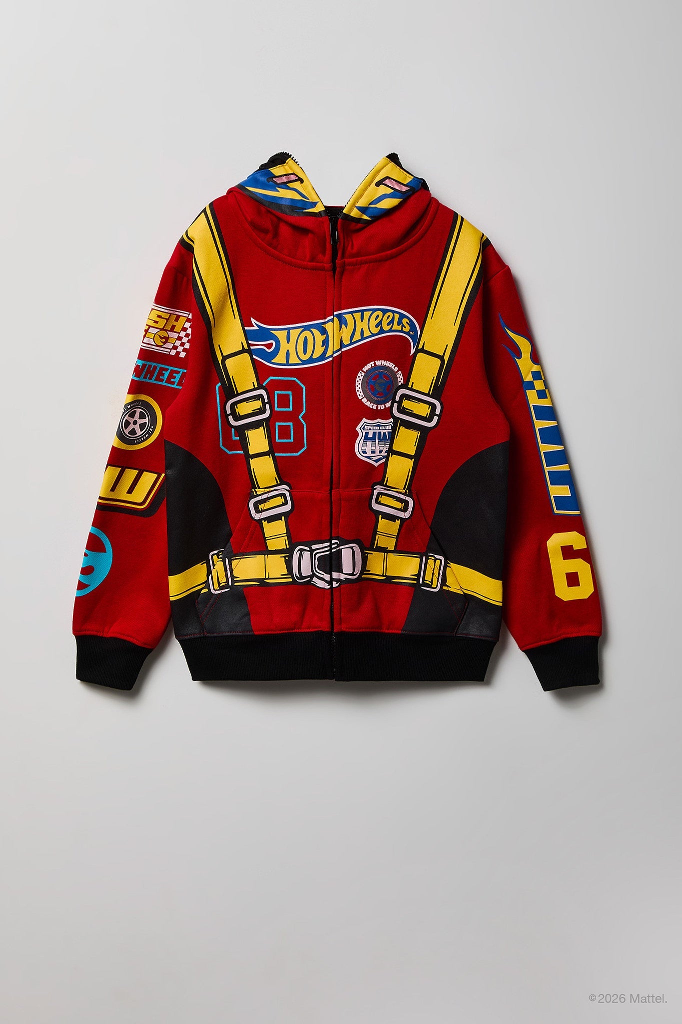 Hot Wheels™ Boys Printed Full-Zip Hoodie