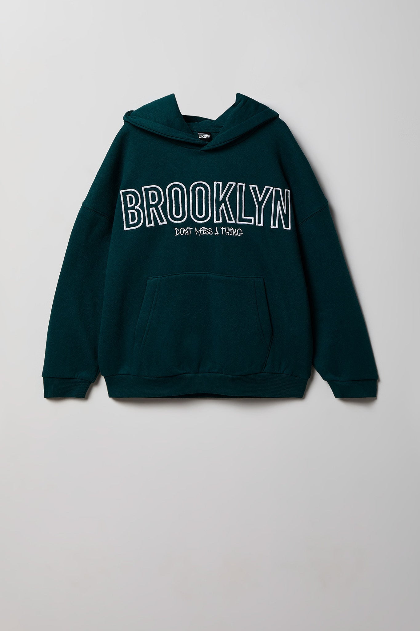 Kids Fleece Embroidered Hoodie