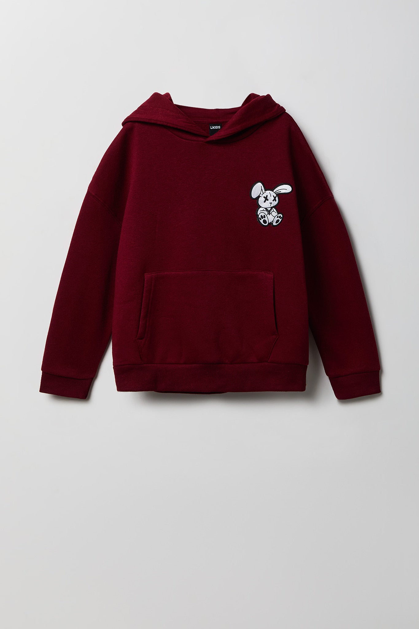 Kids Embroidered Fleece Hoodie