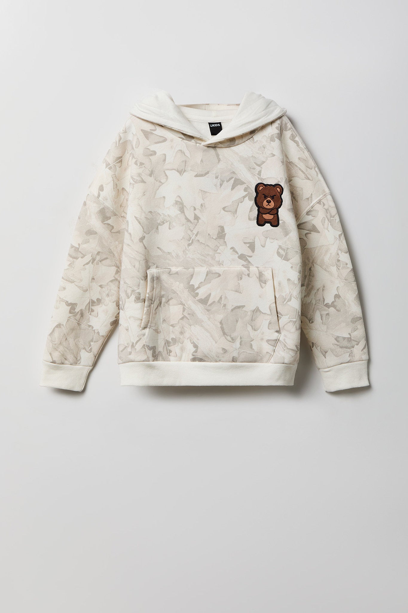 Kids Embroidered Fleece Hoodie