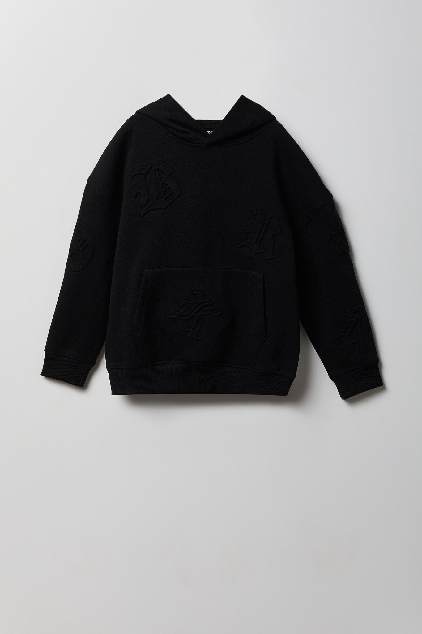 Kids Gothic Font Fleece Hoodie