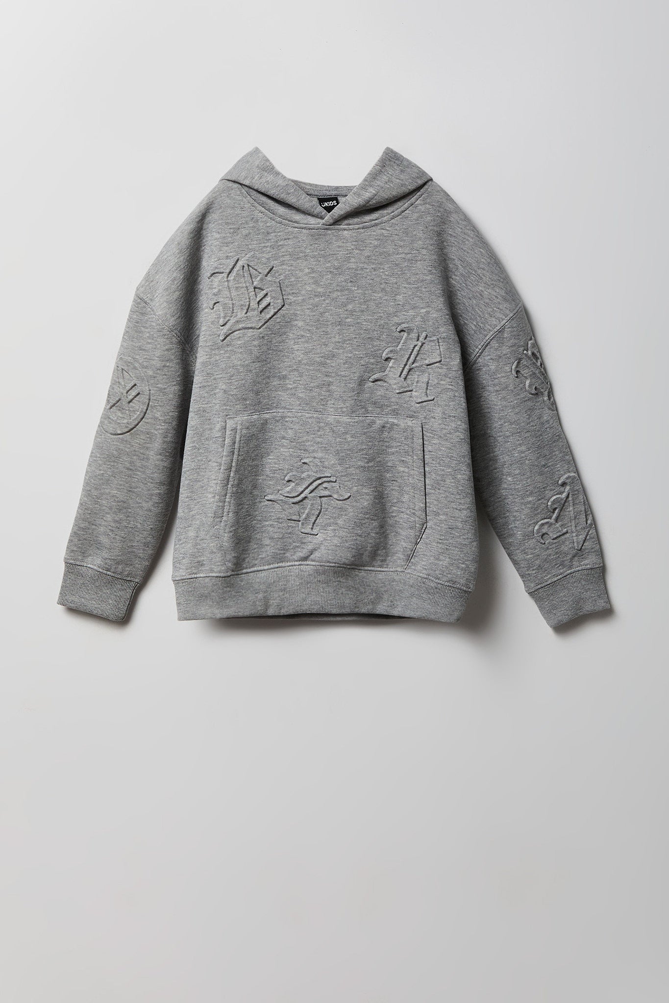 Kids Gothic Font Fleece Hoodie