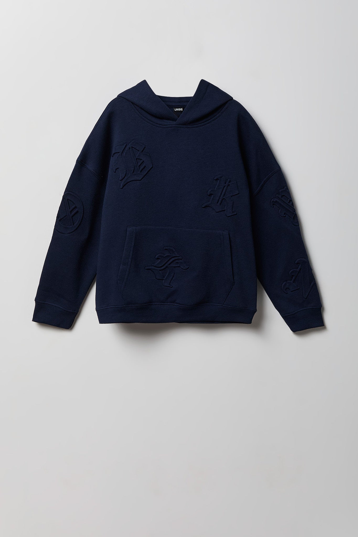 Kids Gothic Font Fleece Hoodie