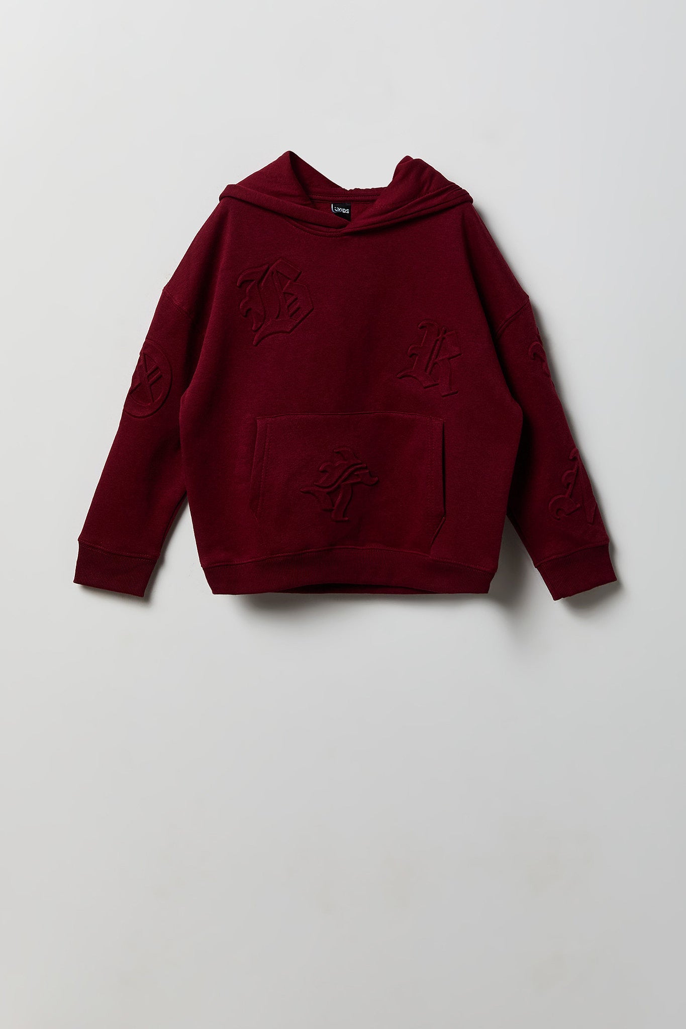 Kids Gothic Font Fleece Hoodie