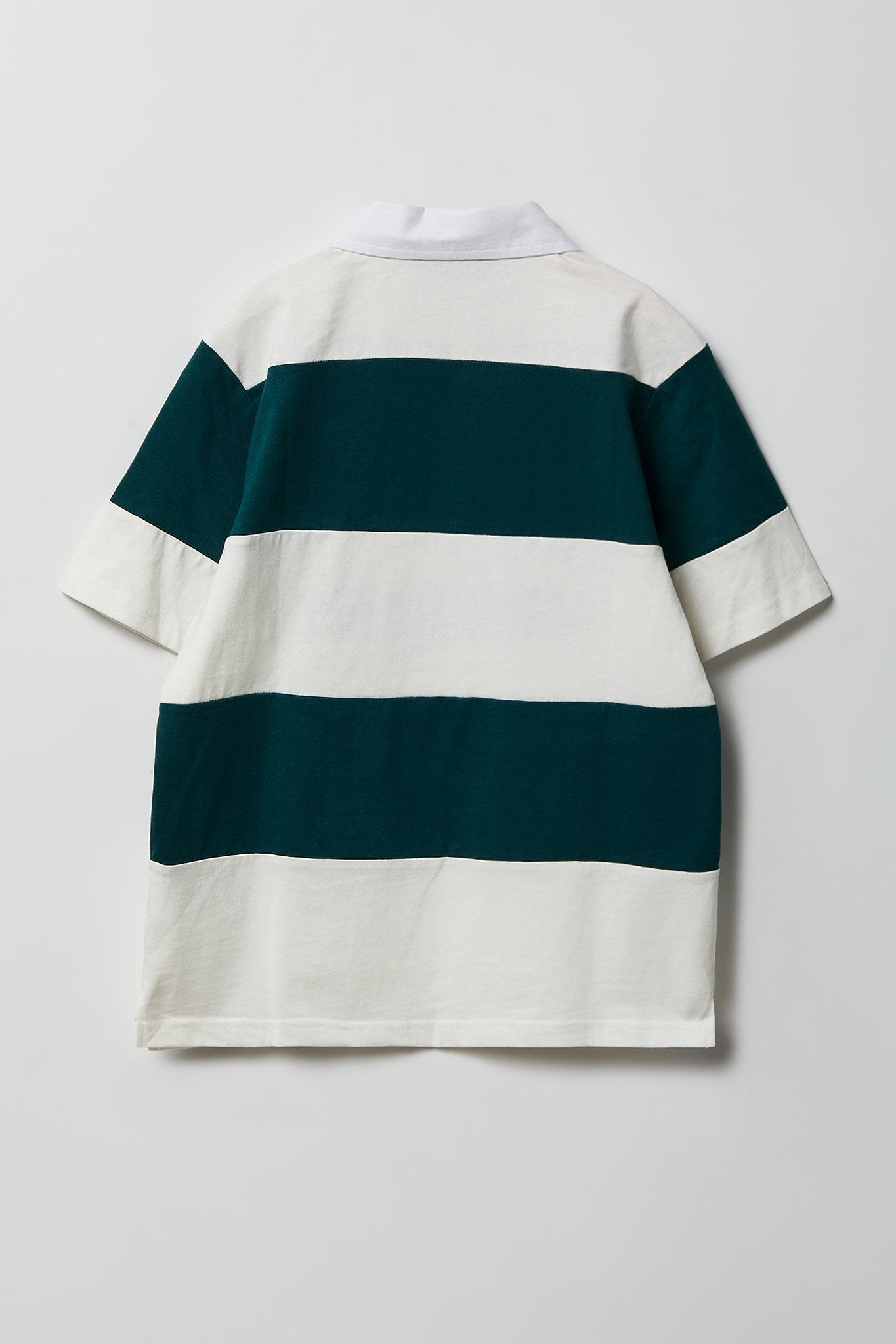 Boys Embroidered Boxy Collared Polo