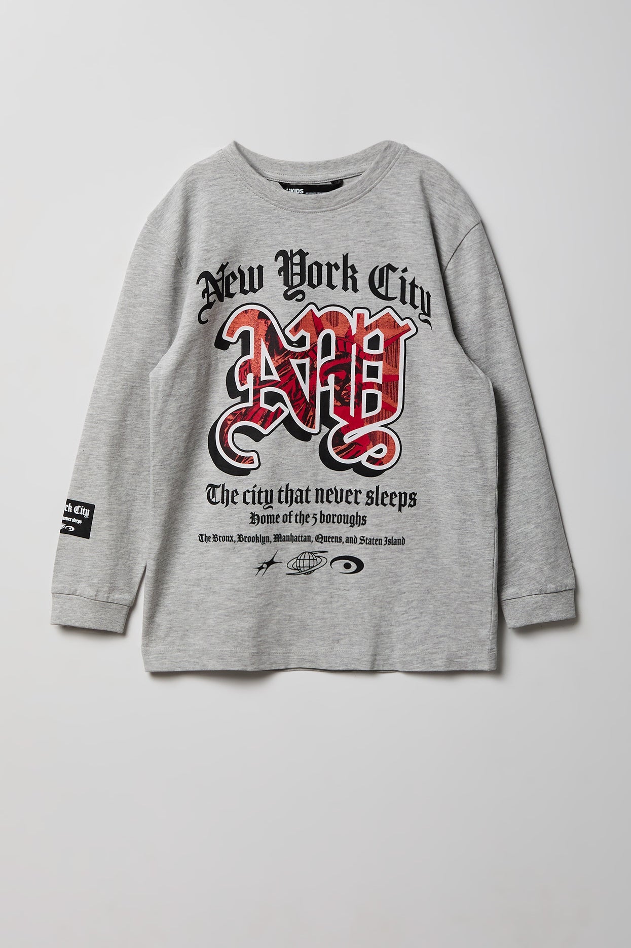 Kids Graphic Long Sleeve Top