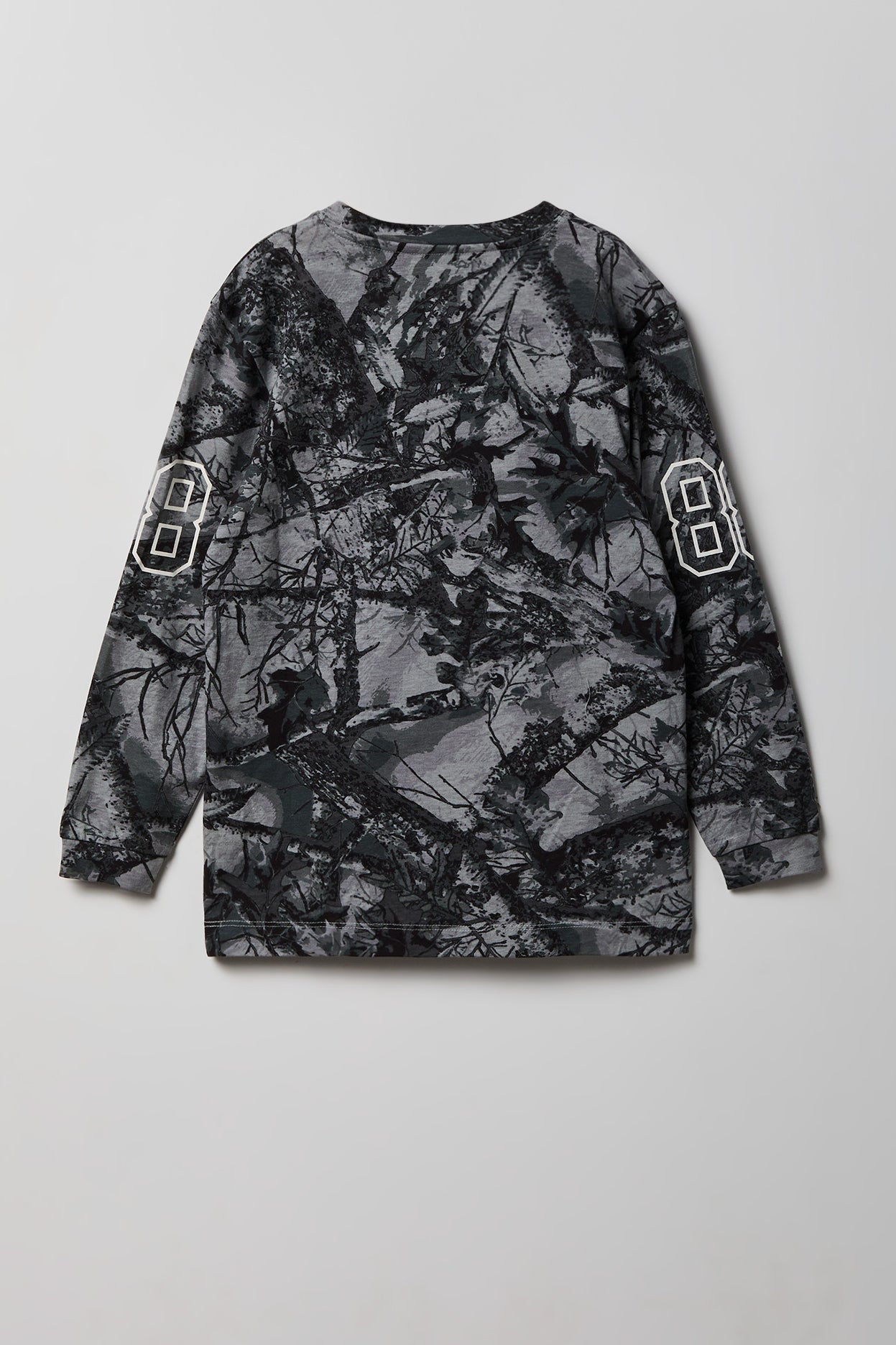 Kids Camo Graphic Long Sleeve Top