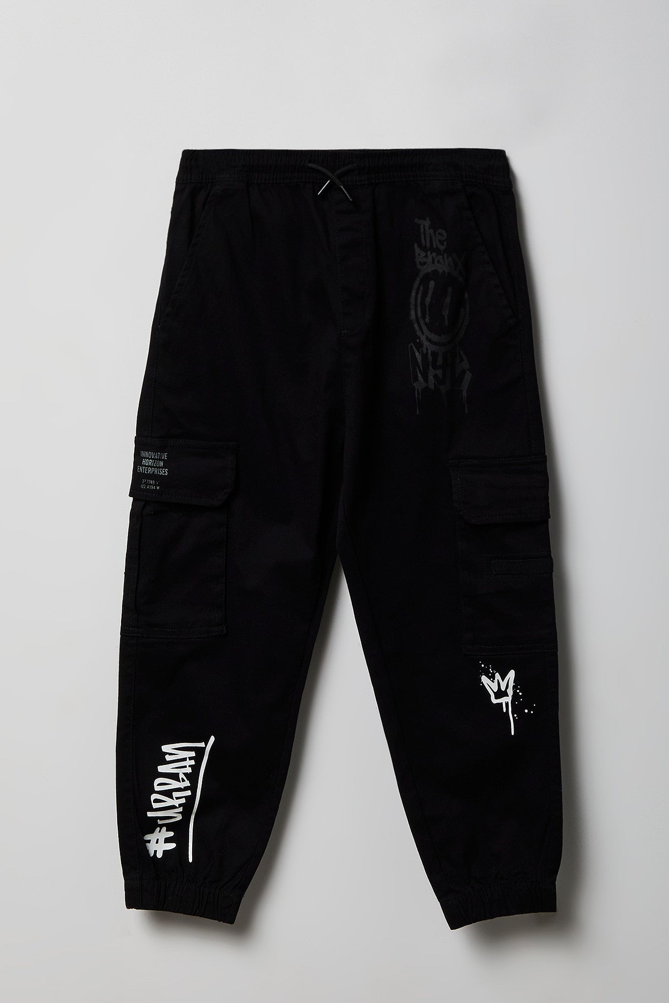 Boys Graphic Cargo Jogger