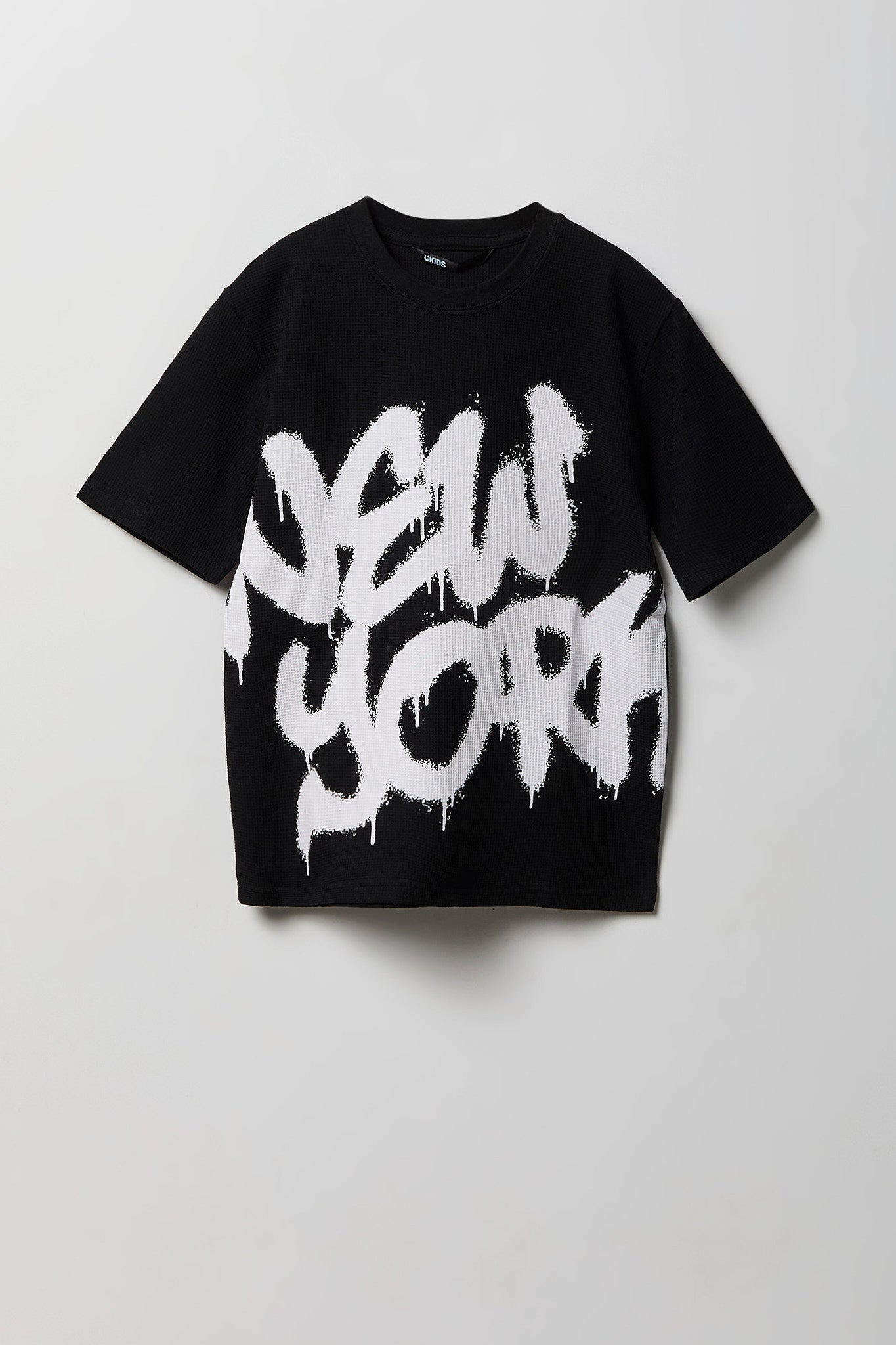 Boys Textured Graphic T-Shirt