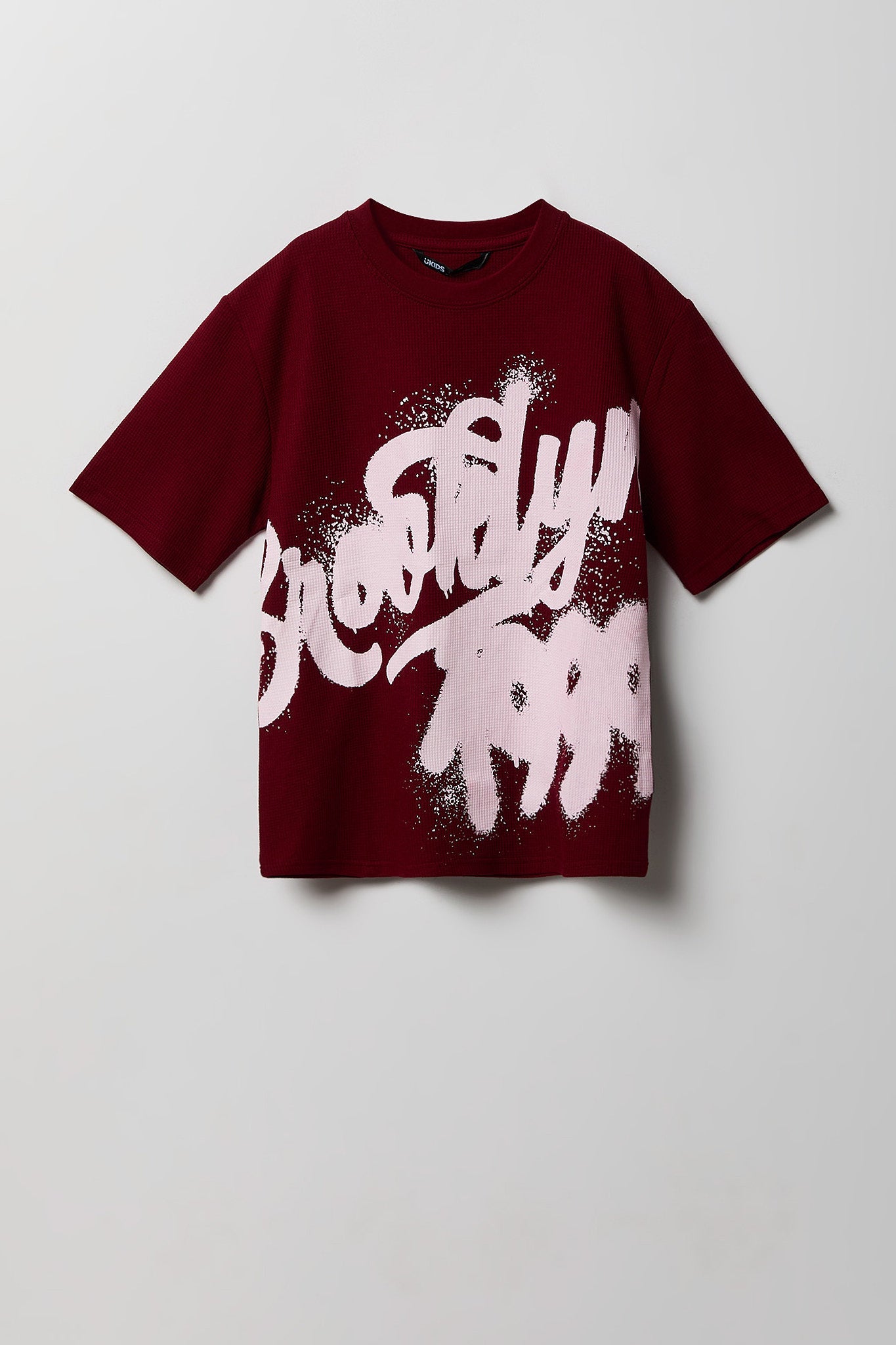 Boys Textured Graphic T-Shirt
