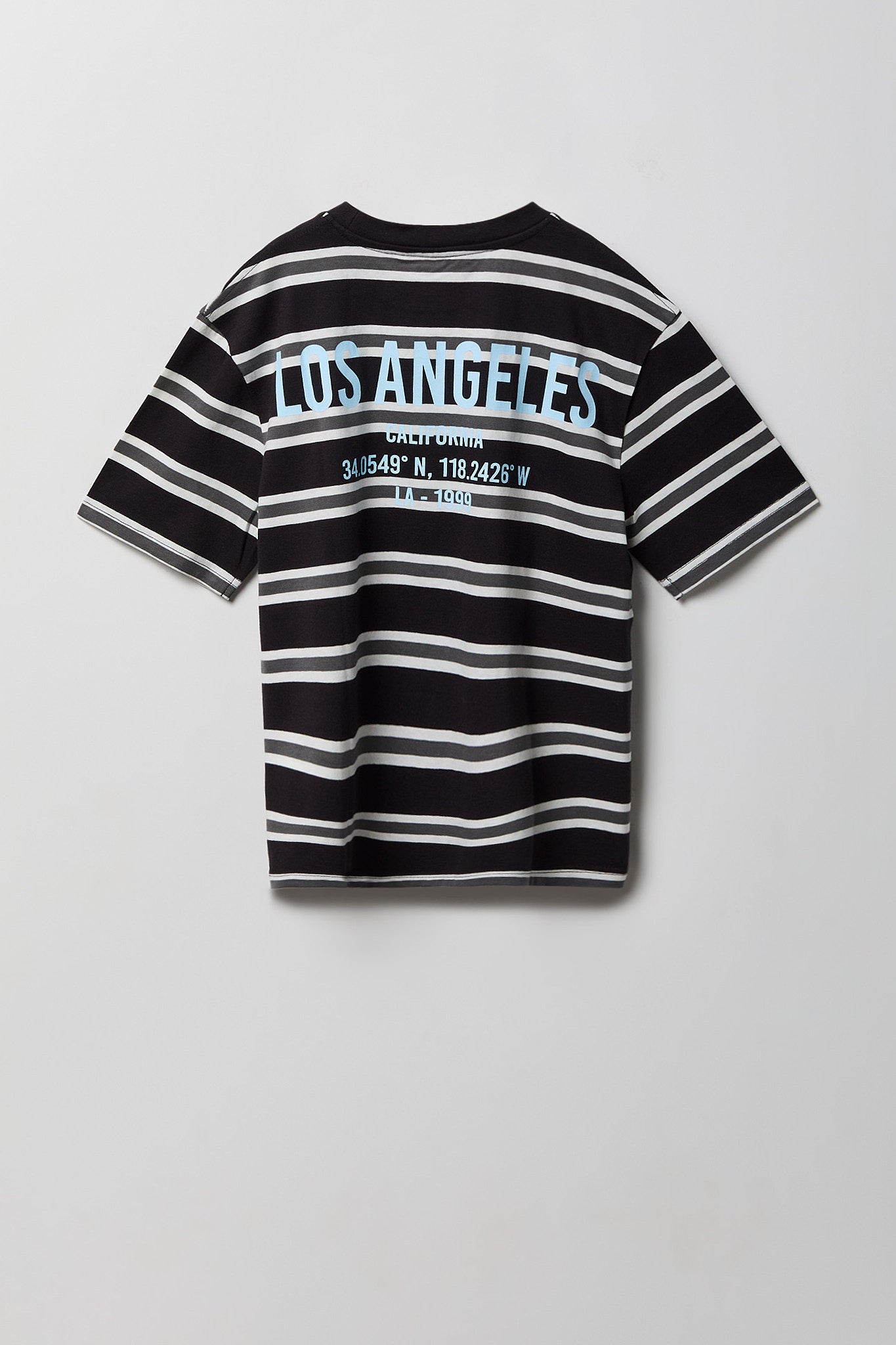 Boys City Graphic Striped T-Shirt