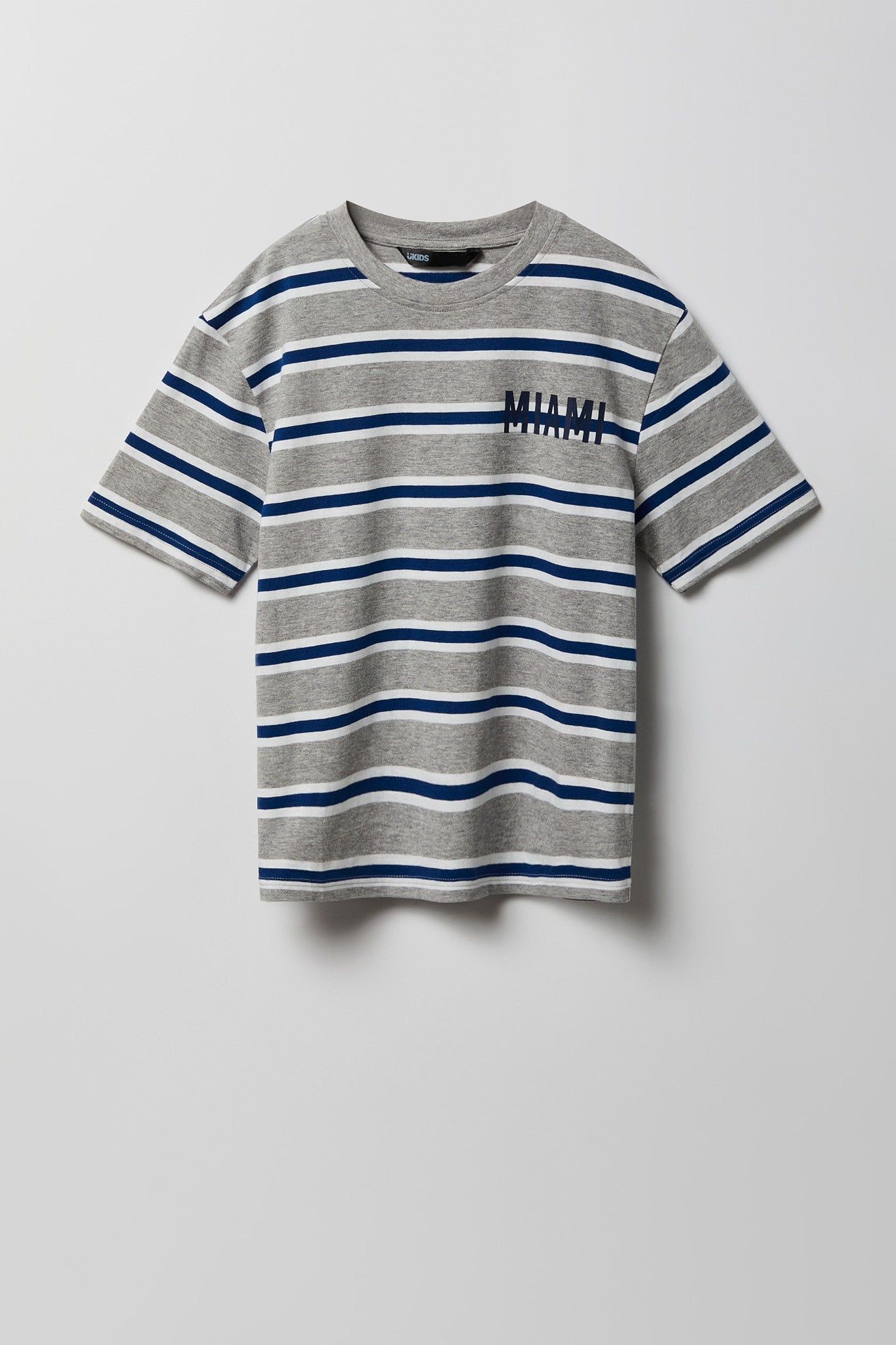 Boys City Graphic Striped T-Shirt