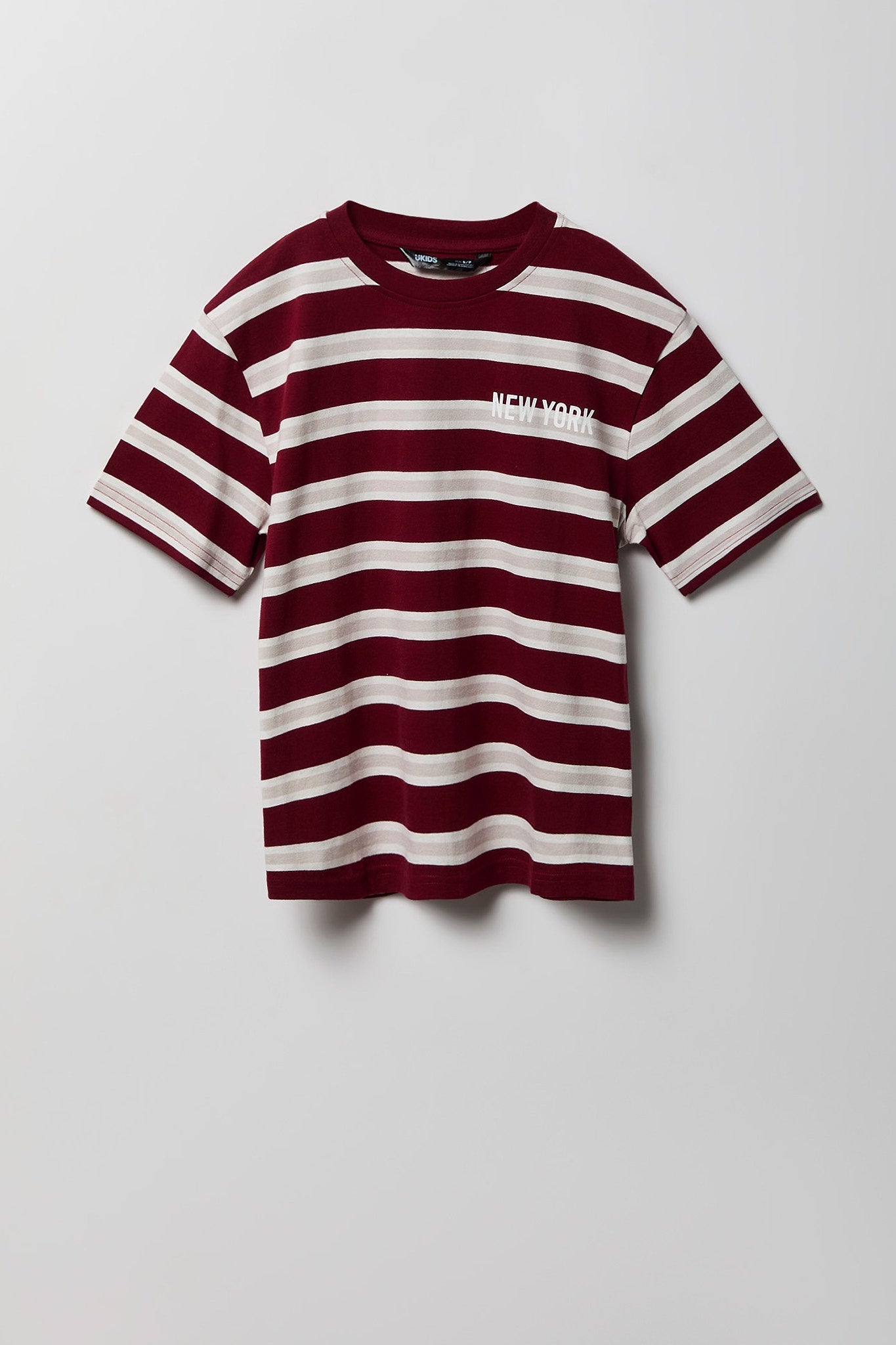 Boys City Graphic Striped T-Shirt