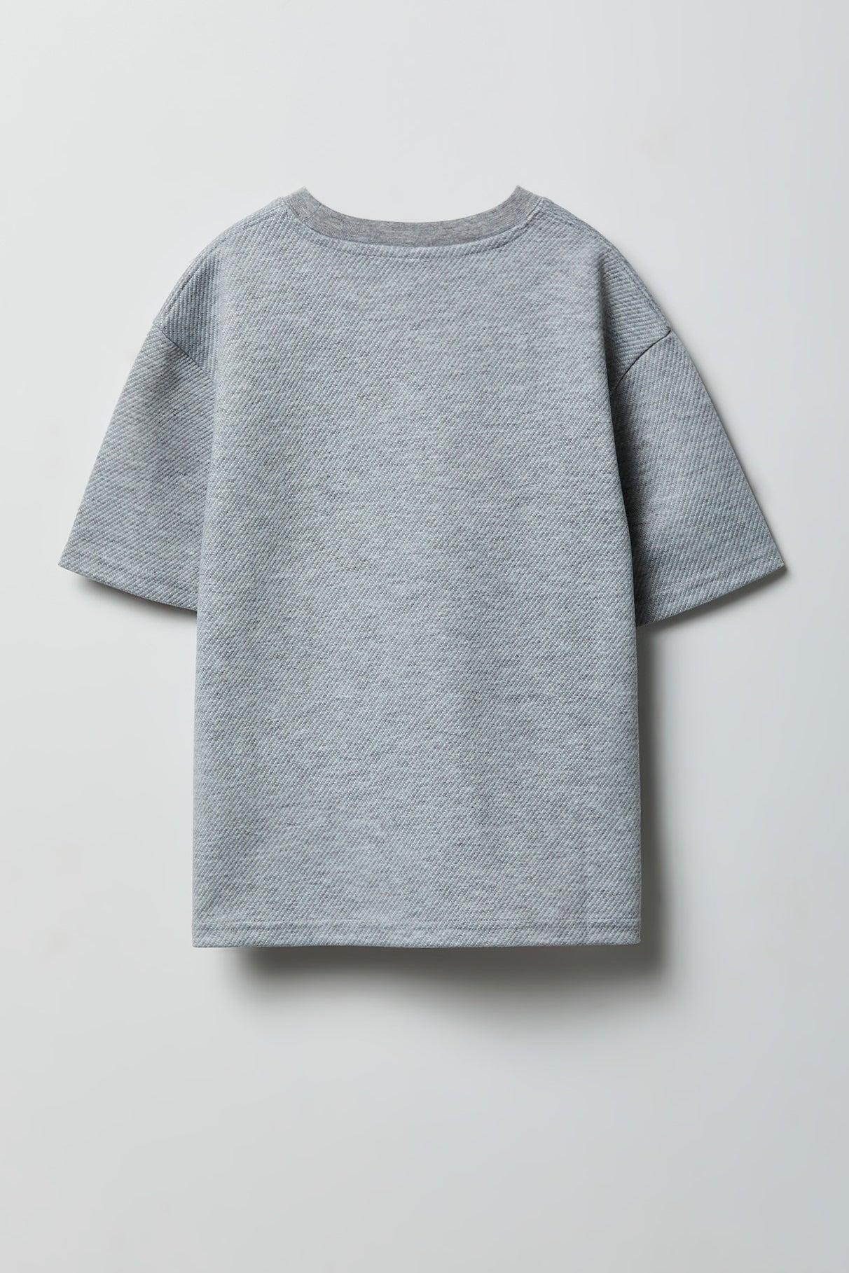 Boys Textured Embroidered T-Shirt